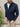Cardigan Koreano Blu