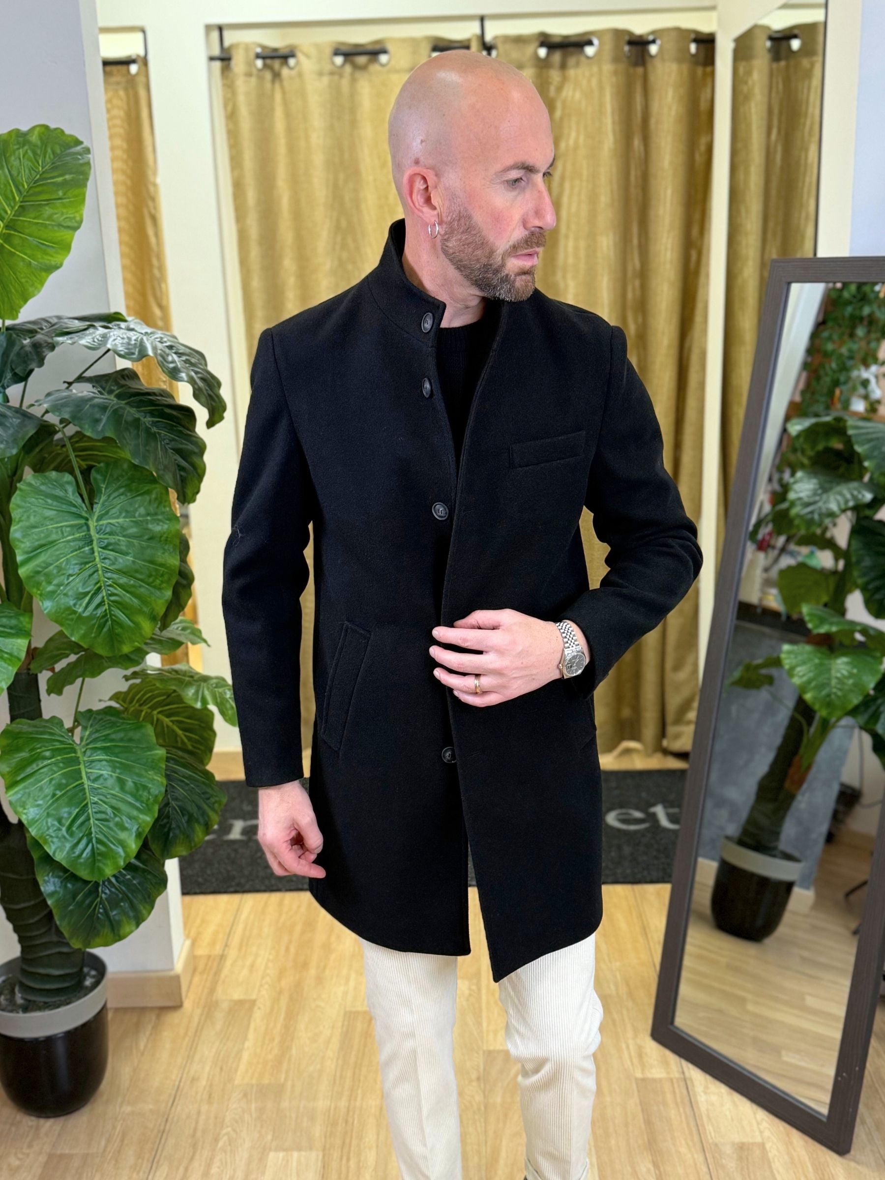 Cappotto Koreano Nero