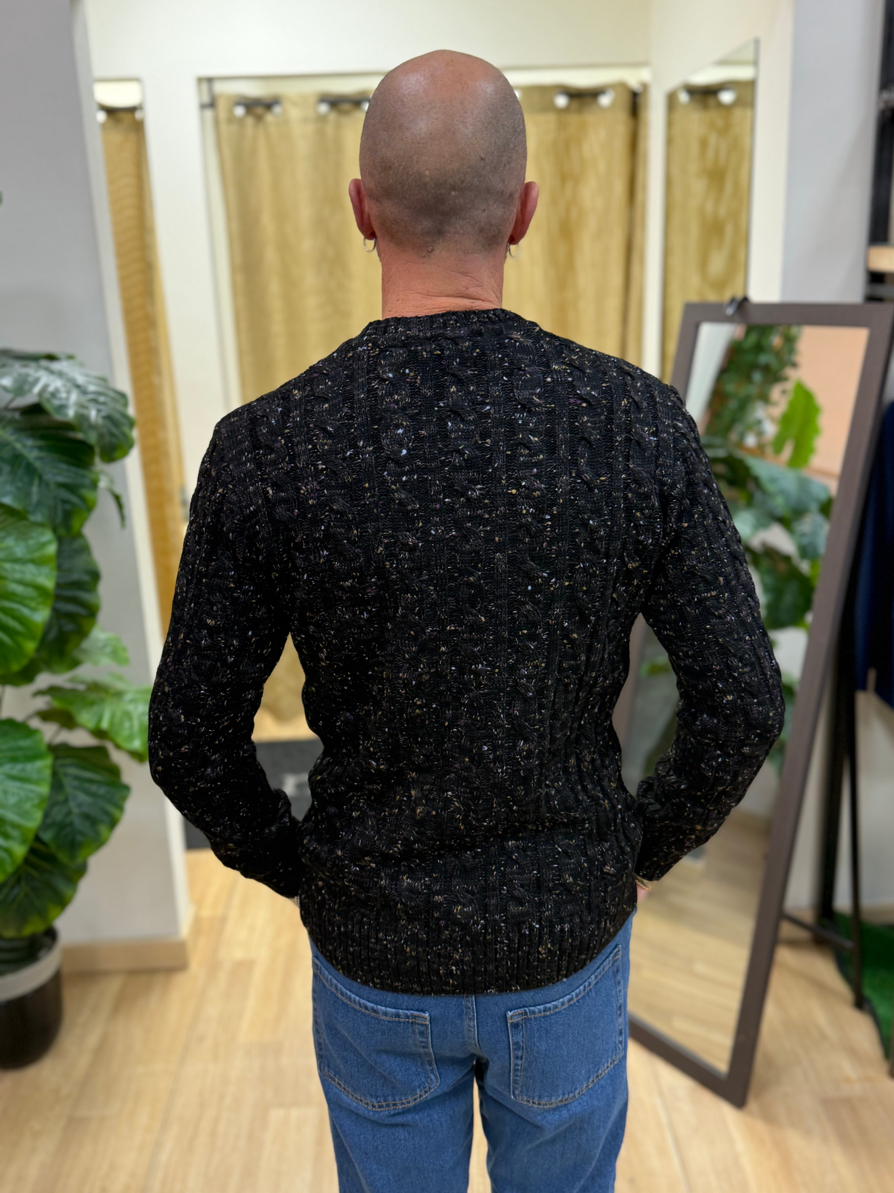 Maglioncino Ak Melange Nero