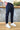 Pantalone in Velluto Milano Blu