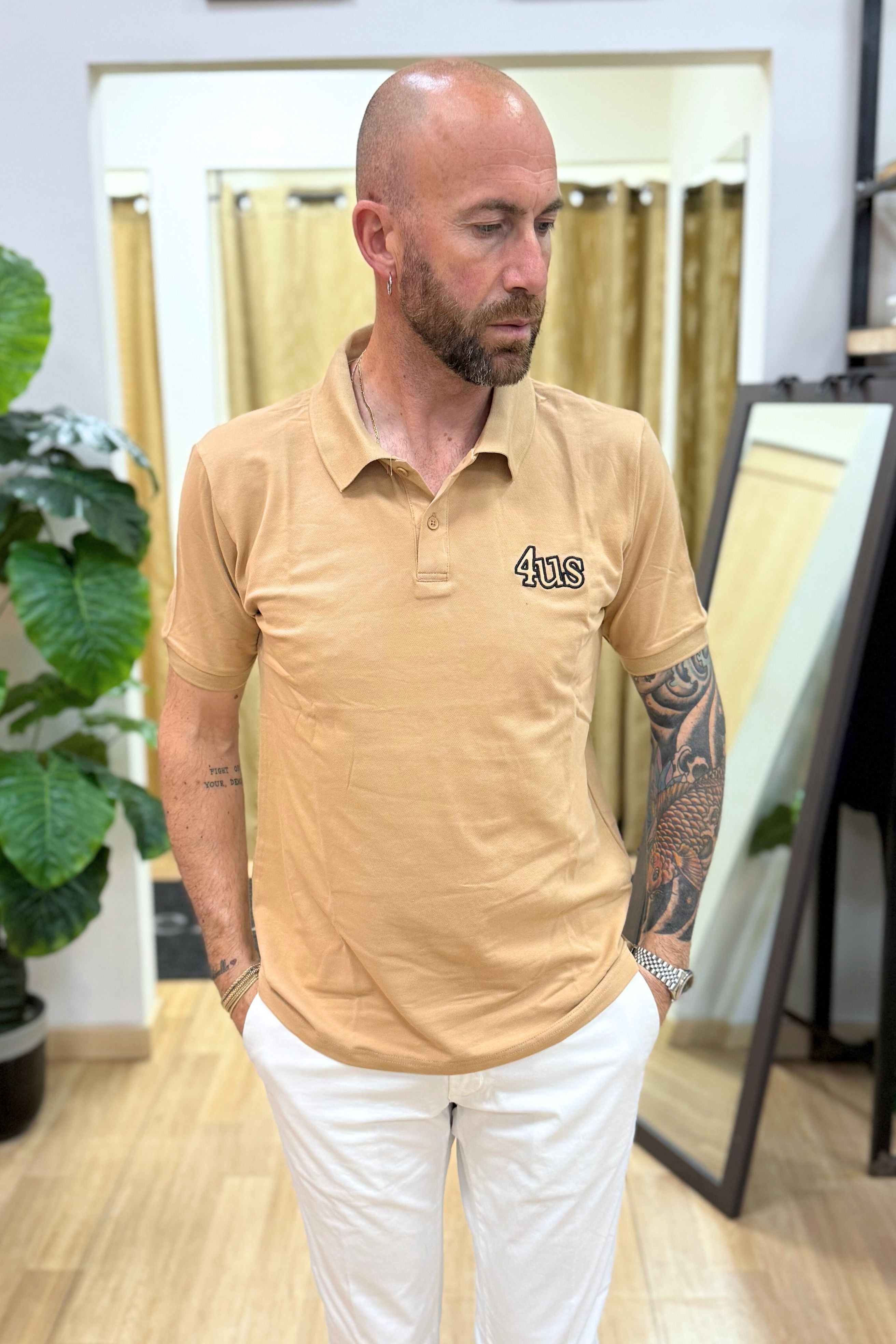 Polo Basic 4US Tabacco