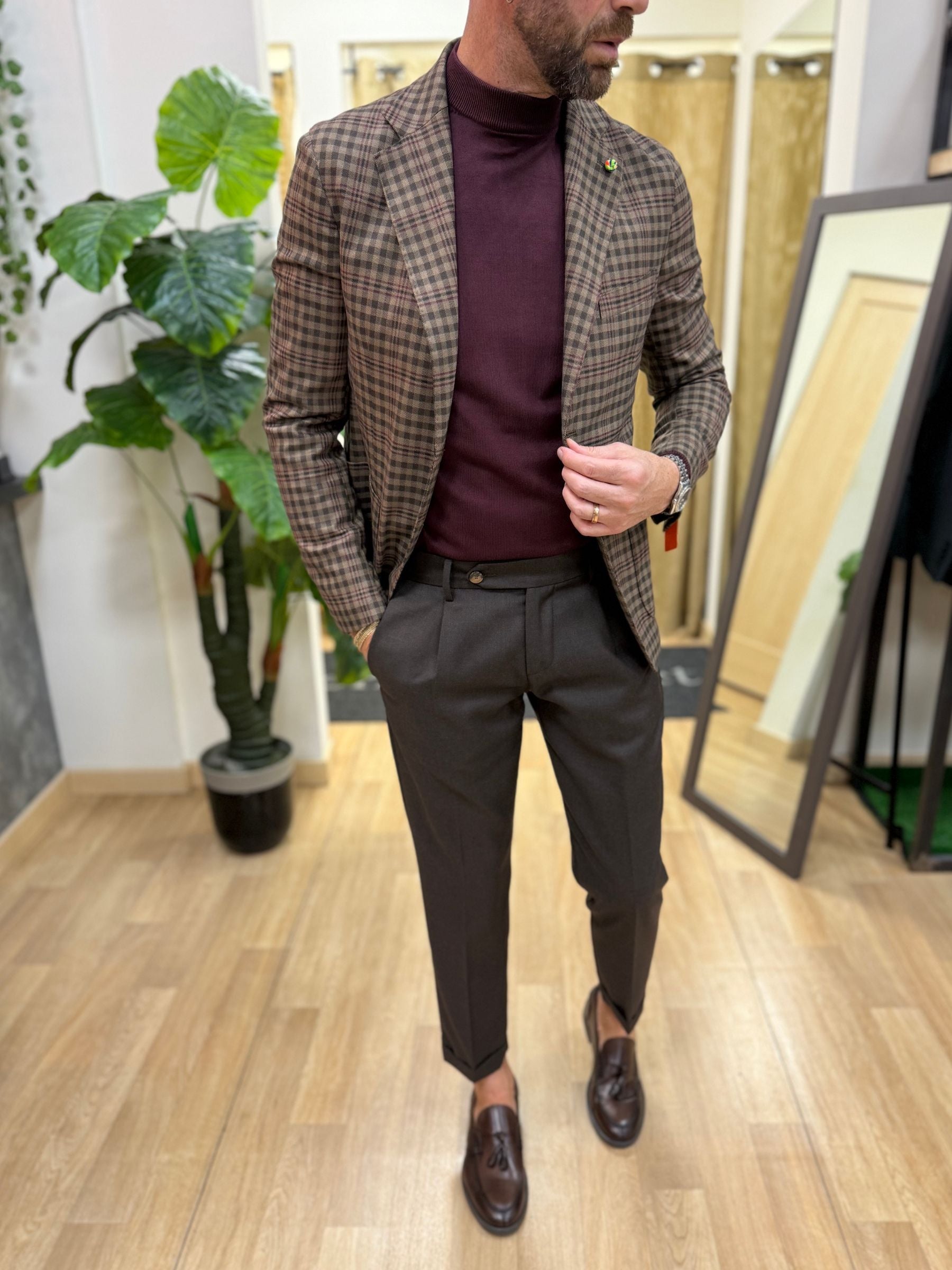 Abito MonoPetto DownTown Marrone