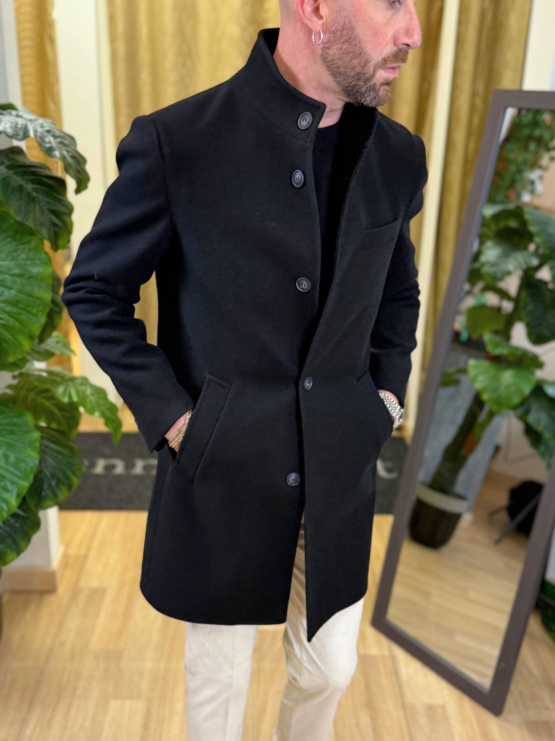 Cappotto Koreano Nero