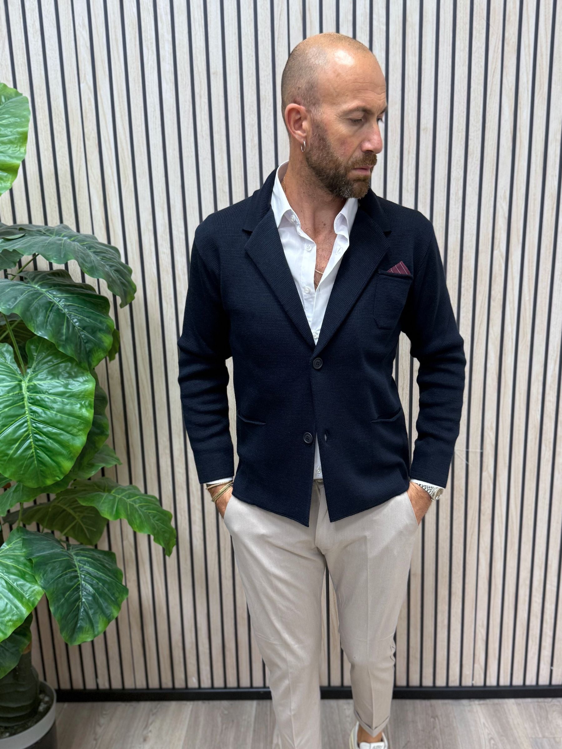 Cardigan/Giacca Blu