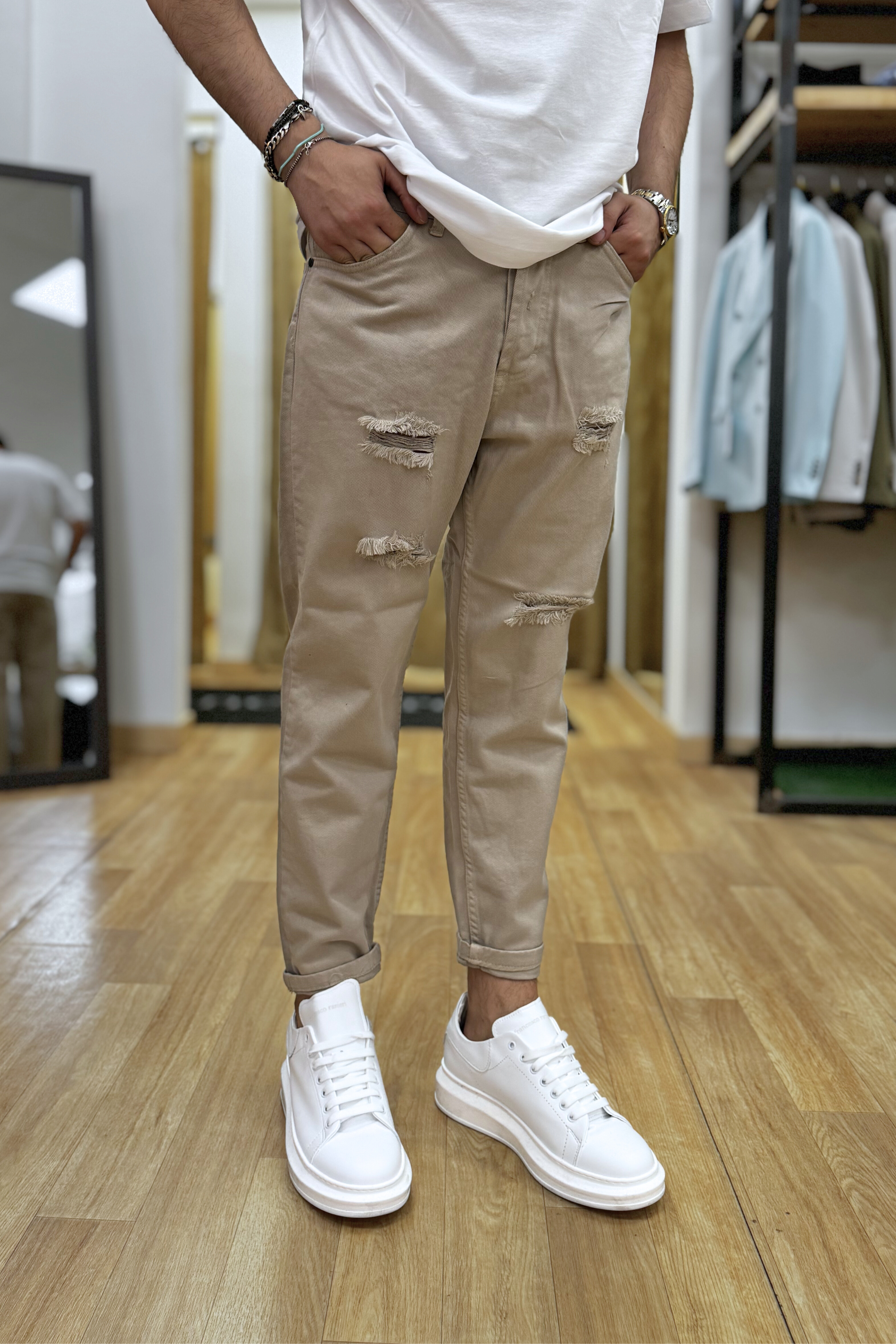 Jeans Bull Beige