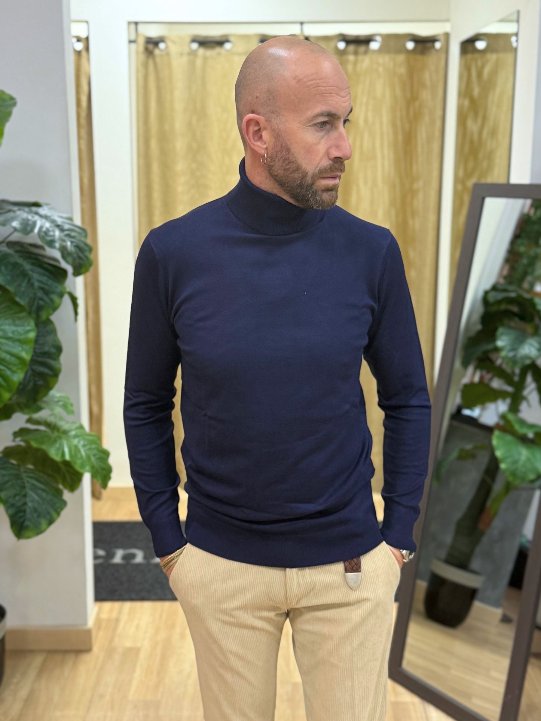 Maglia ColloAlto Blu