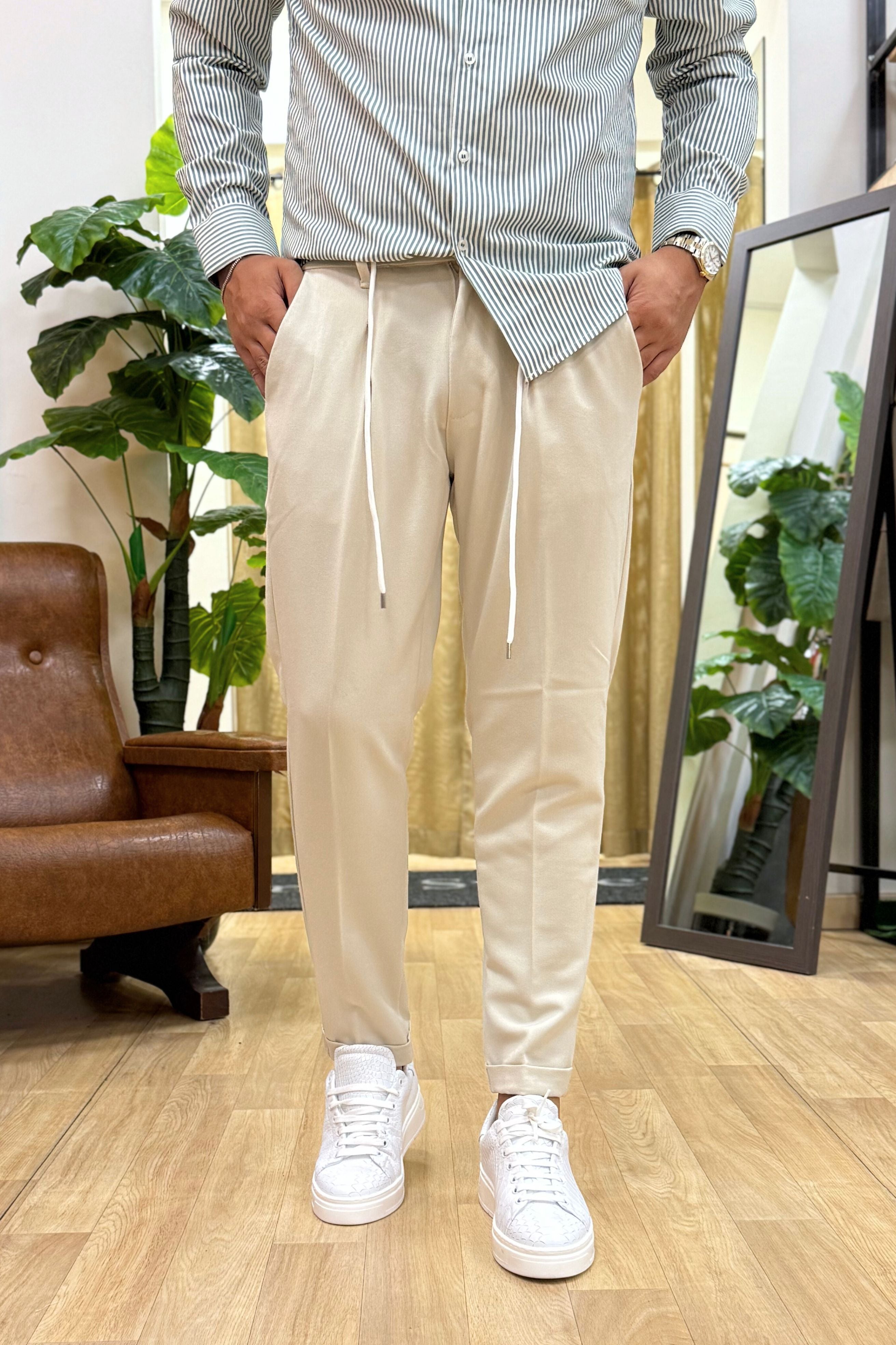 Pantalone Milano Capri Beige