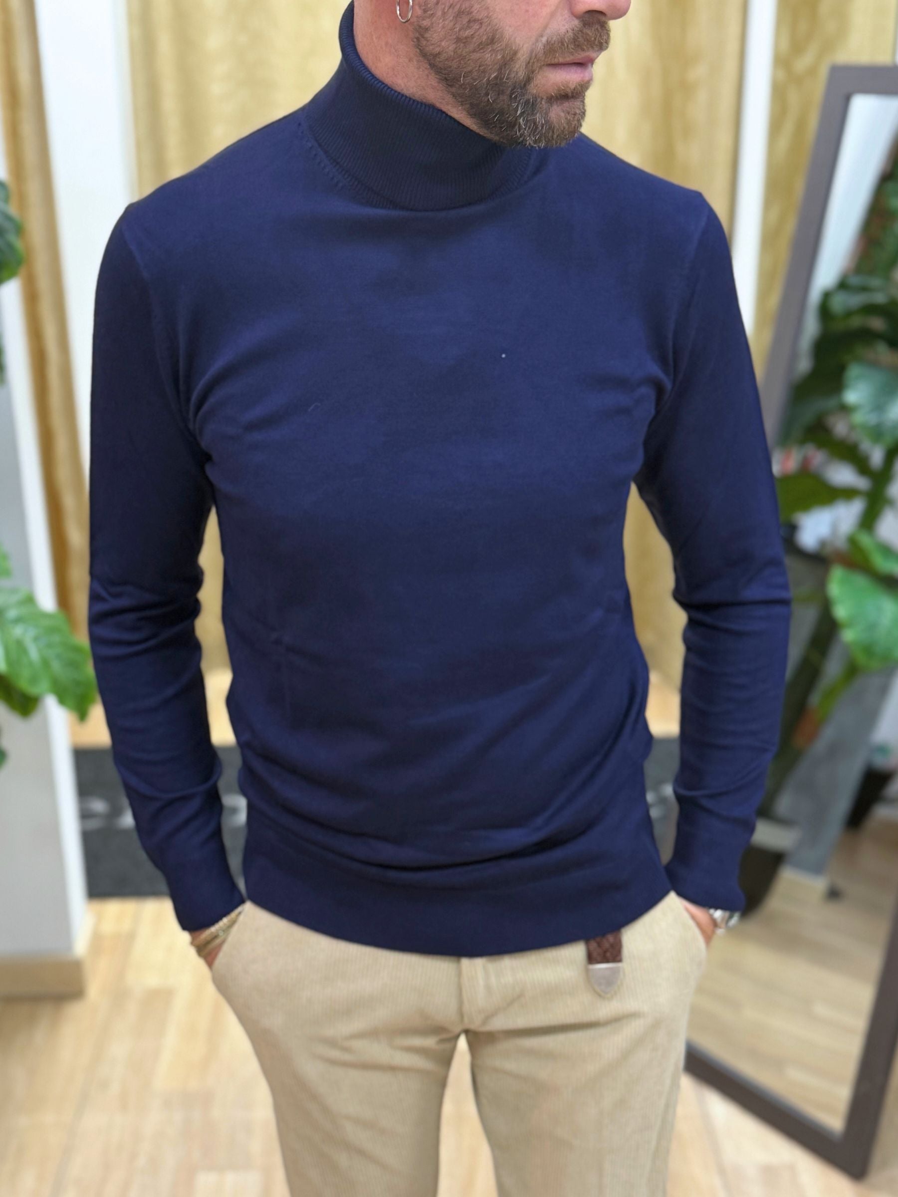 Maglia ColloAlto Blu