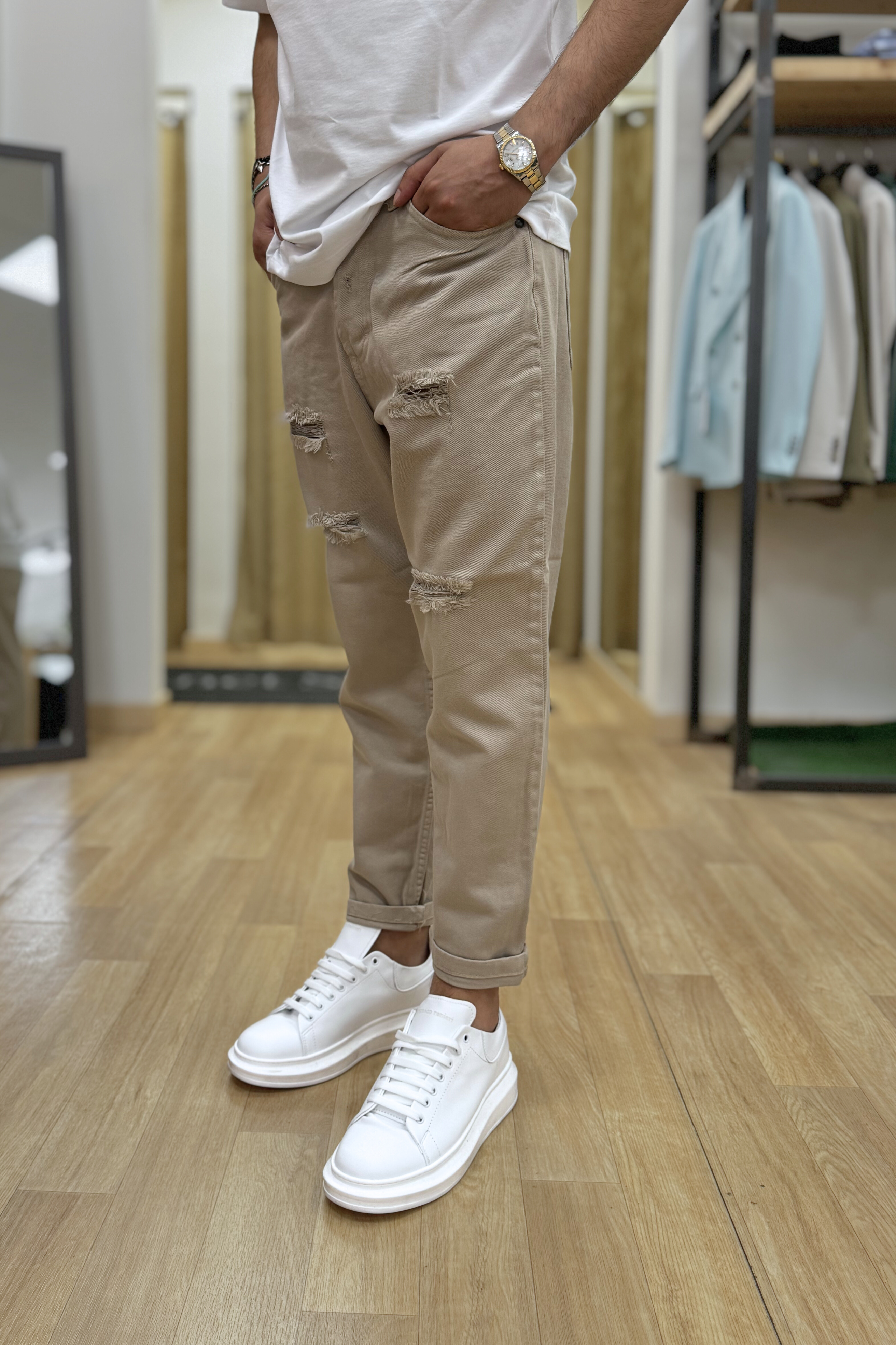 Jeans Bull Beige