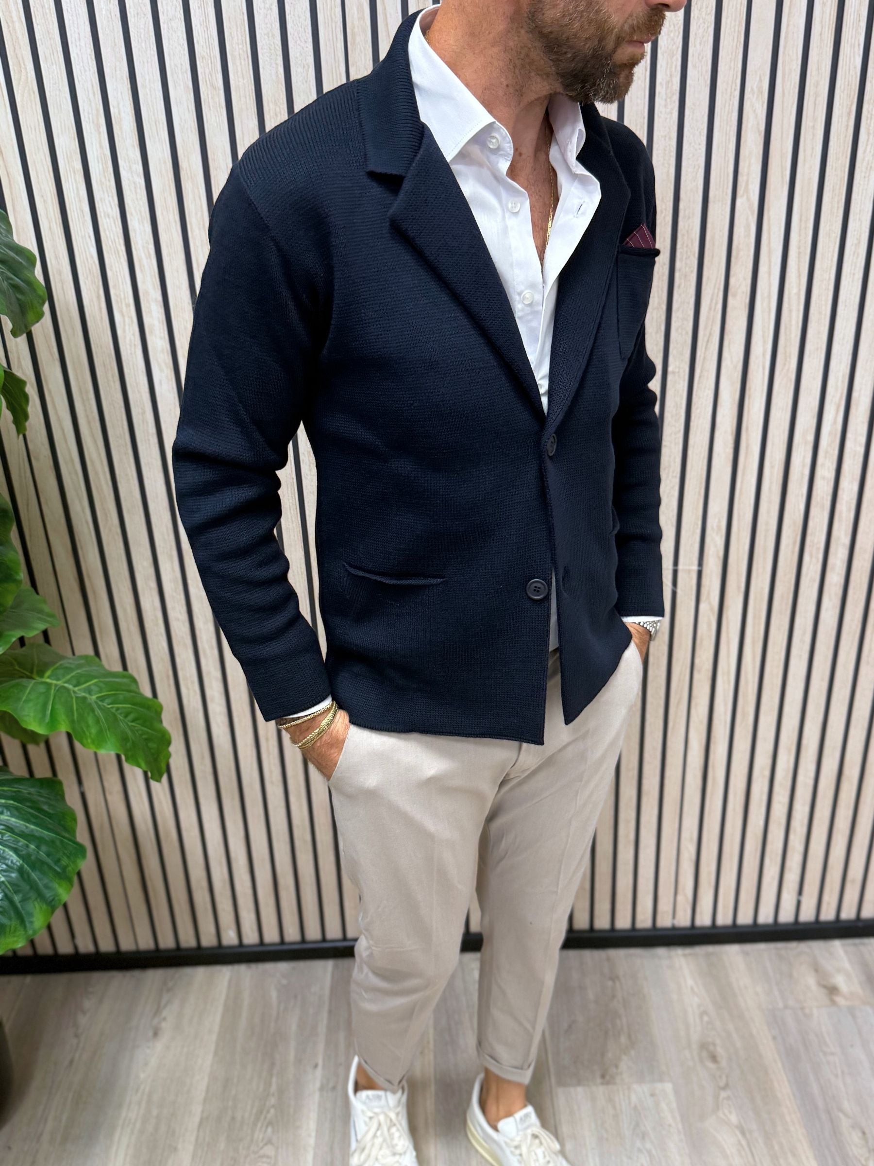 Cardigan/Giacca Blu