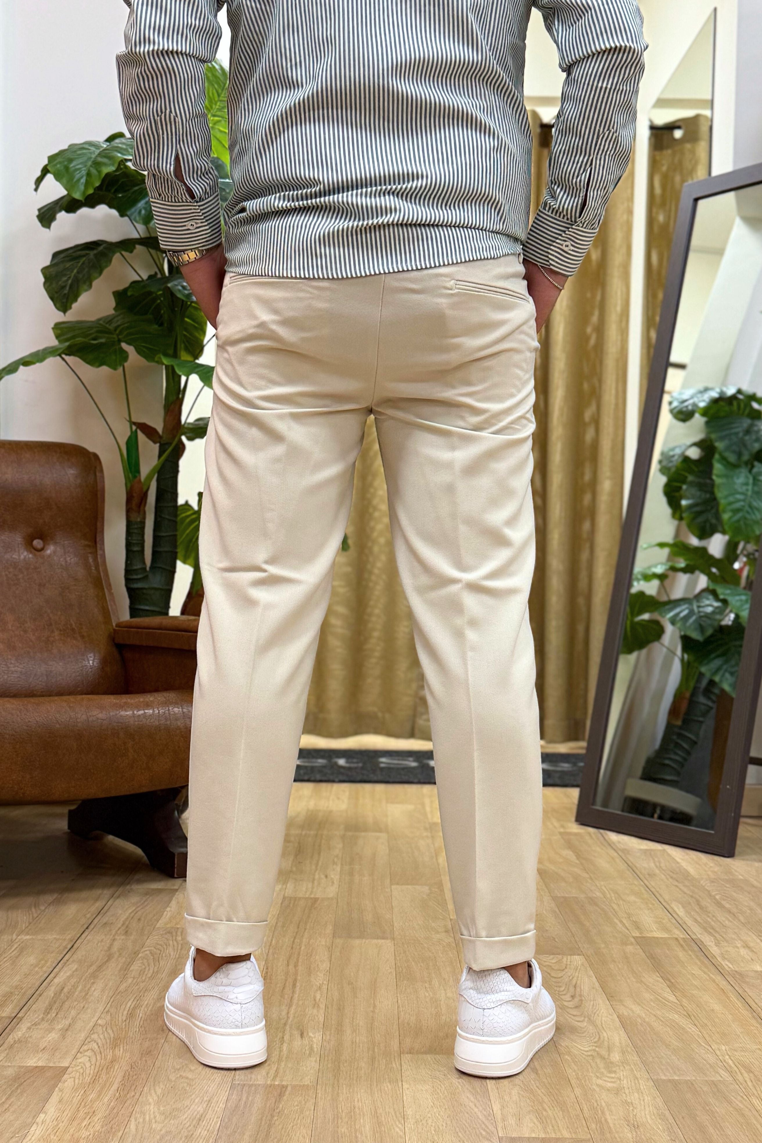 Pantalone Milano Capri Beige