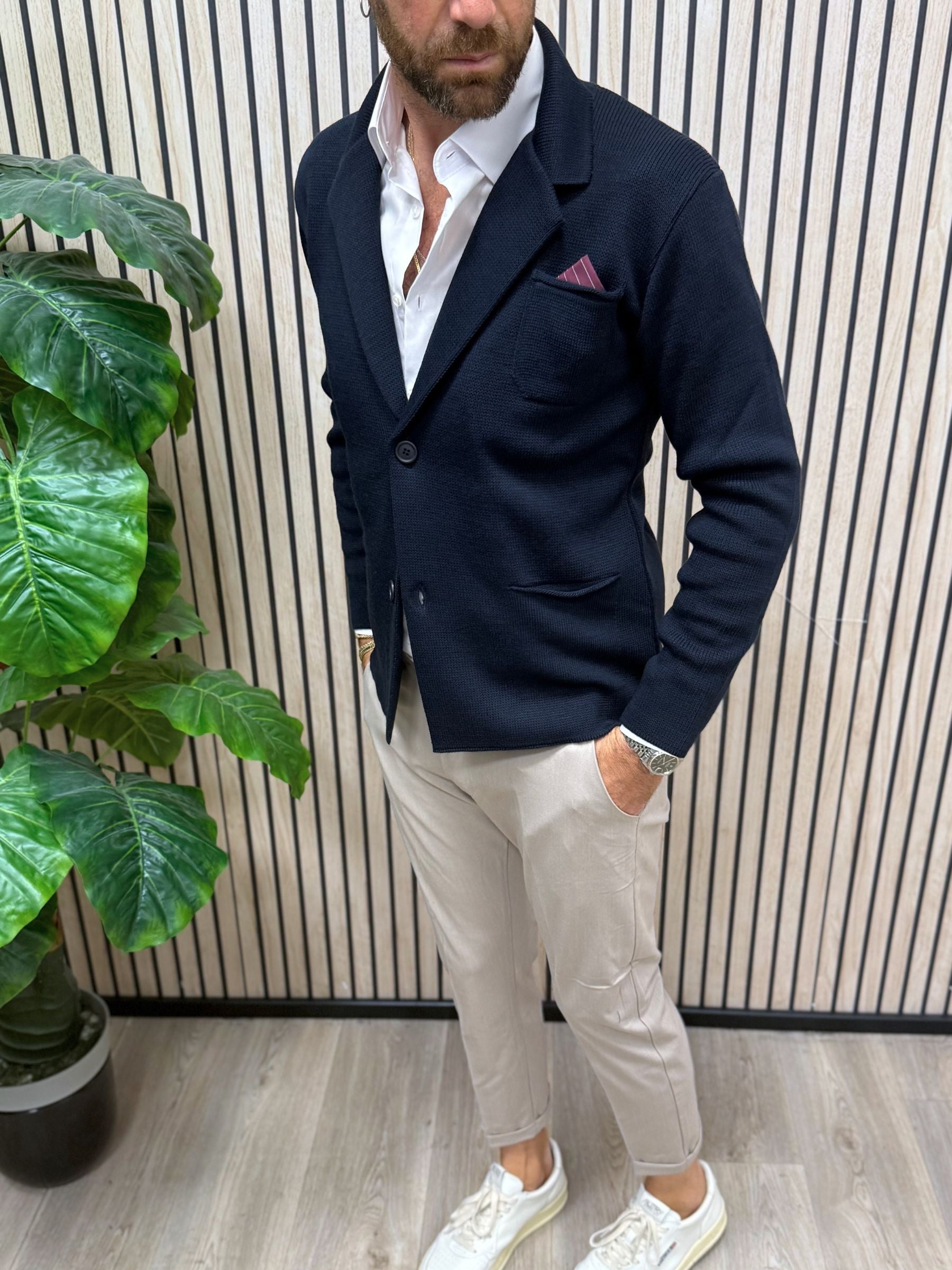 Cardigan/Giacca Blu