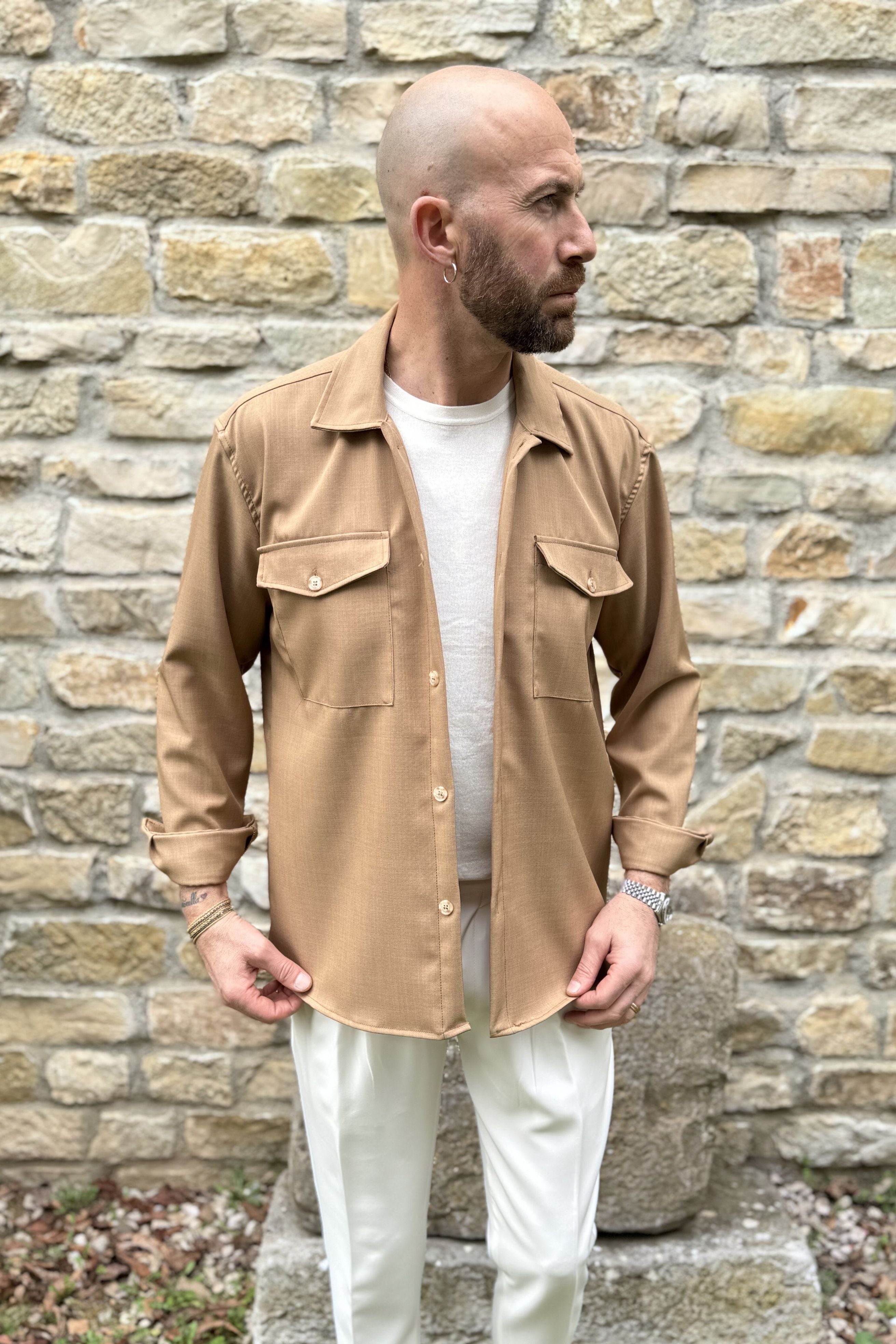 Camicione Milano Cammello