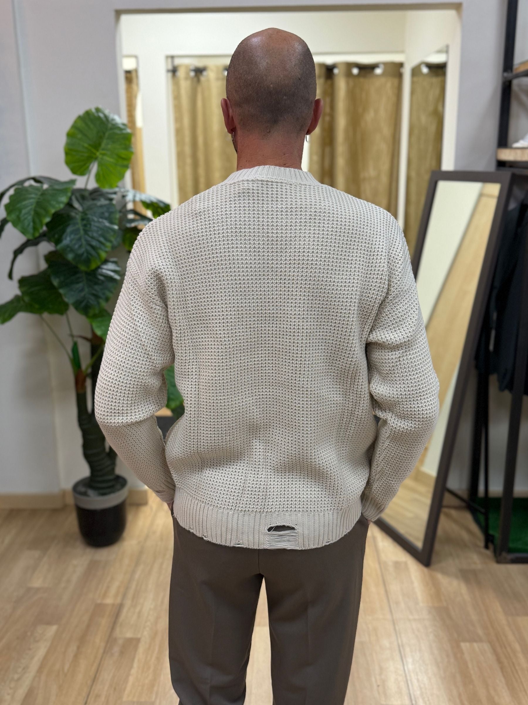 Maglioncino Girogola Find Beige