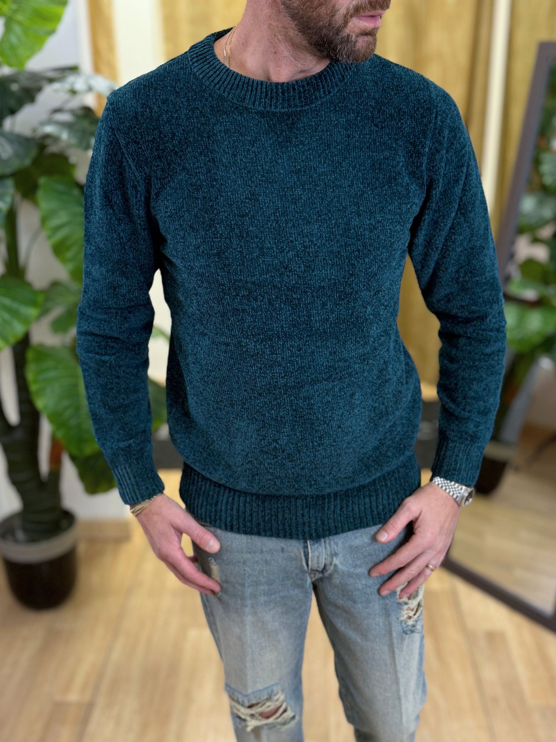 Maglioncino Ciniglia LP Ottanio