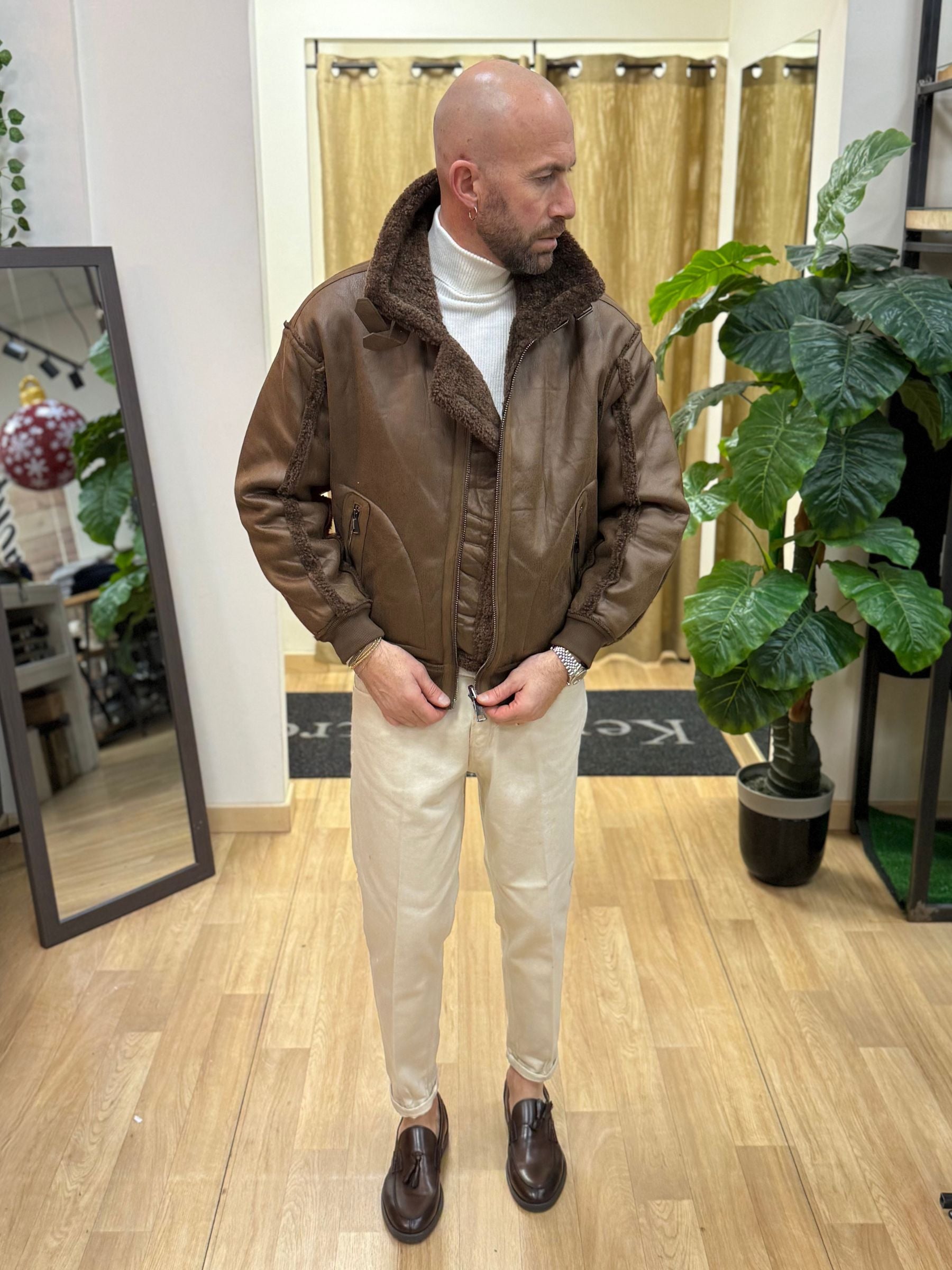 Montoncino Reversibile Marrone