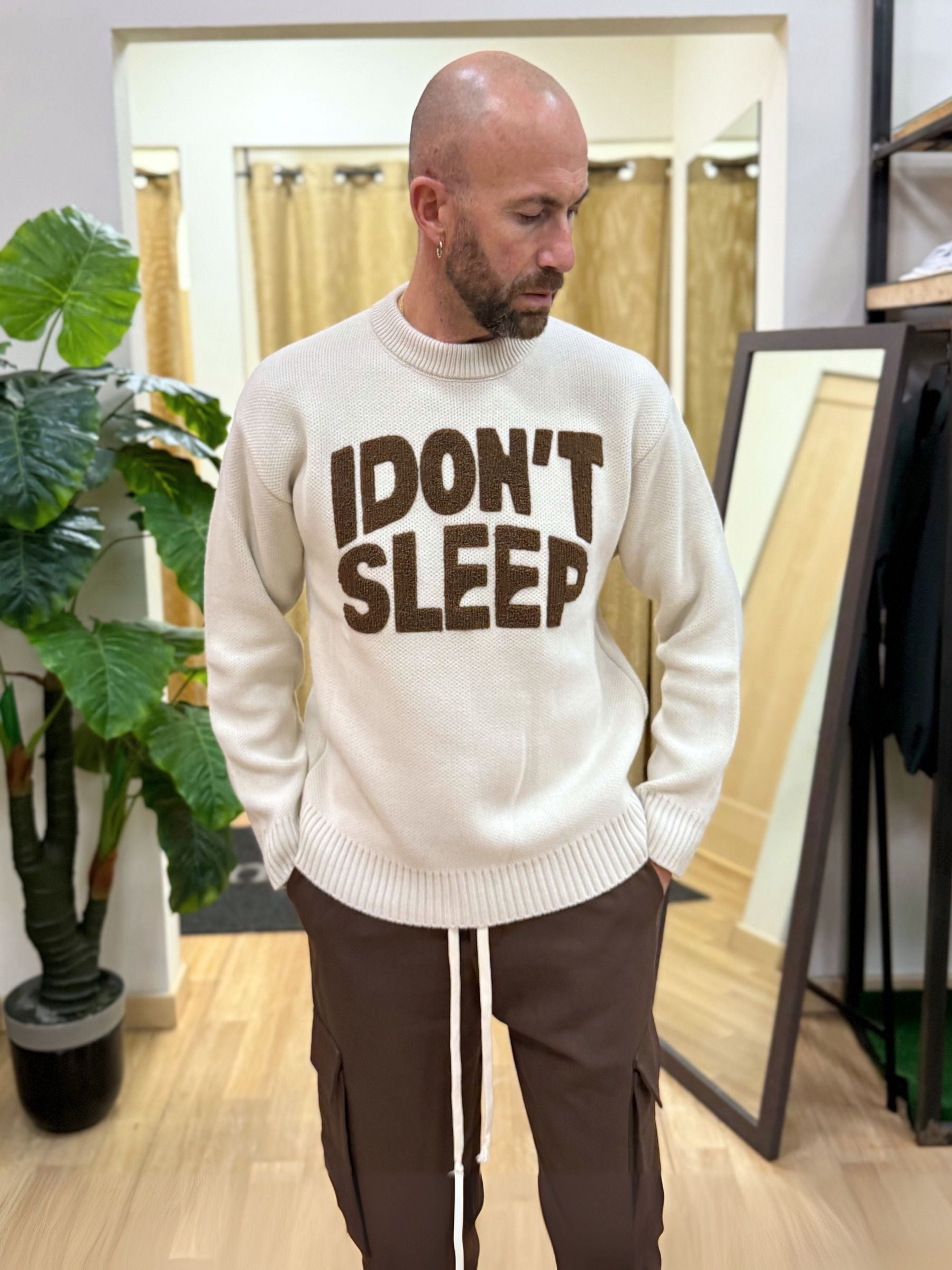 Maglioncino Girogola Sleep Beige