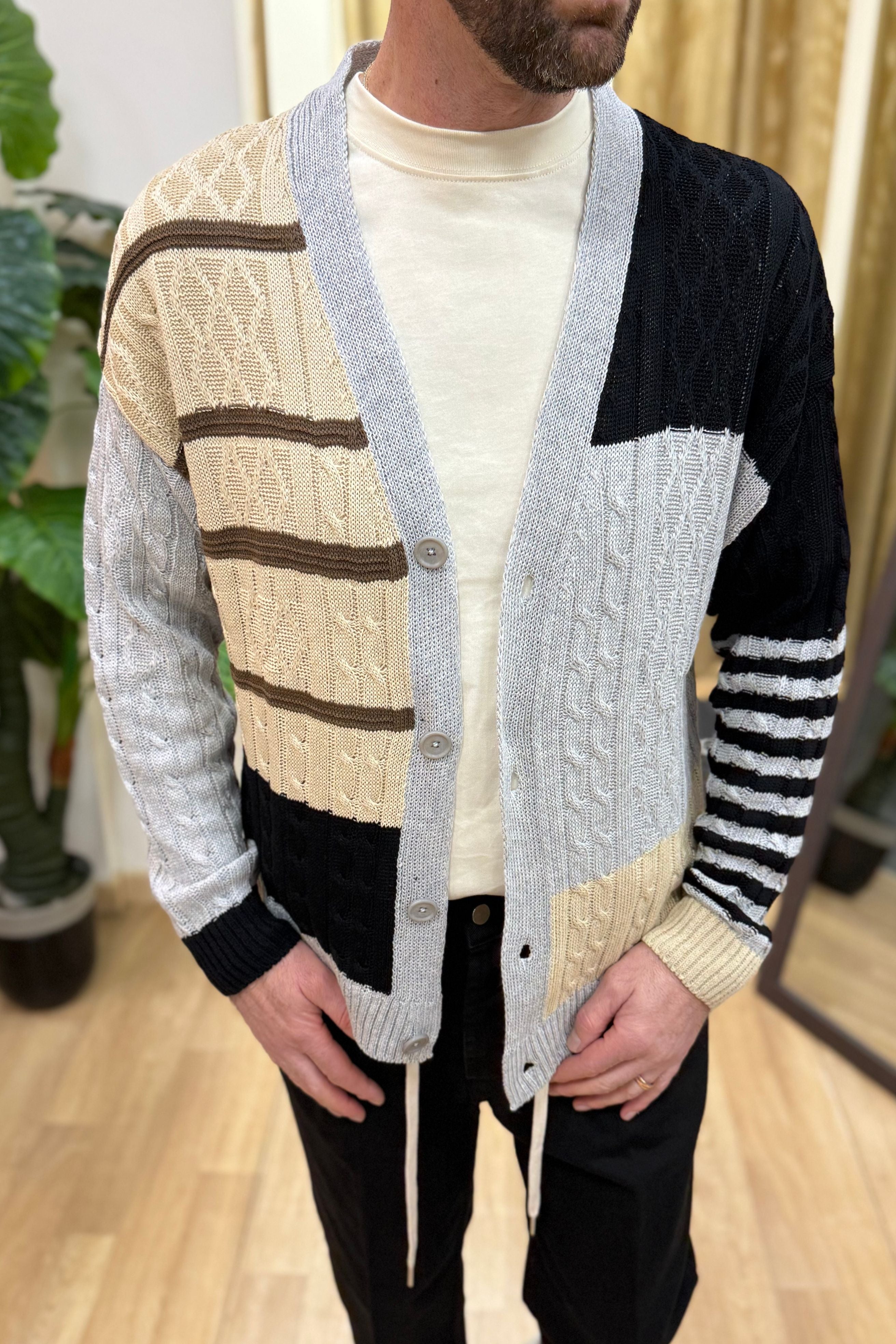 Cardigan/Giacca Grigio