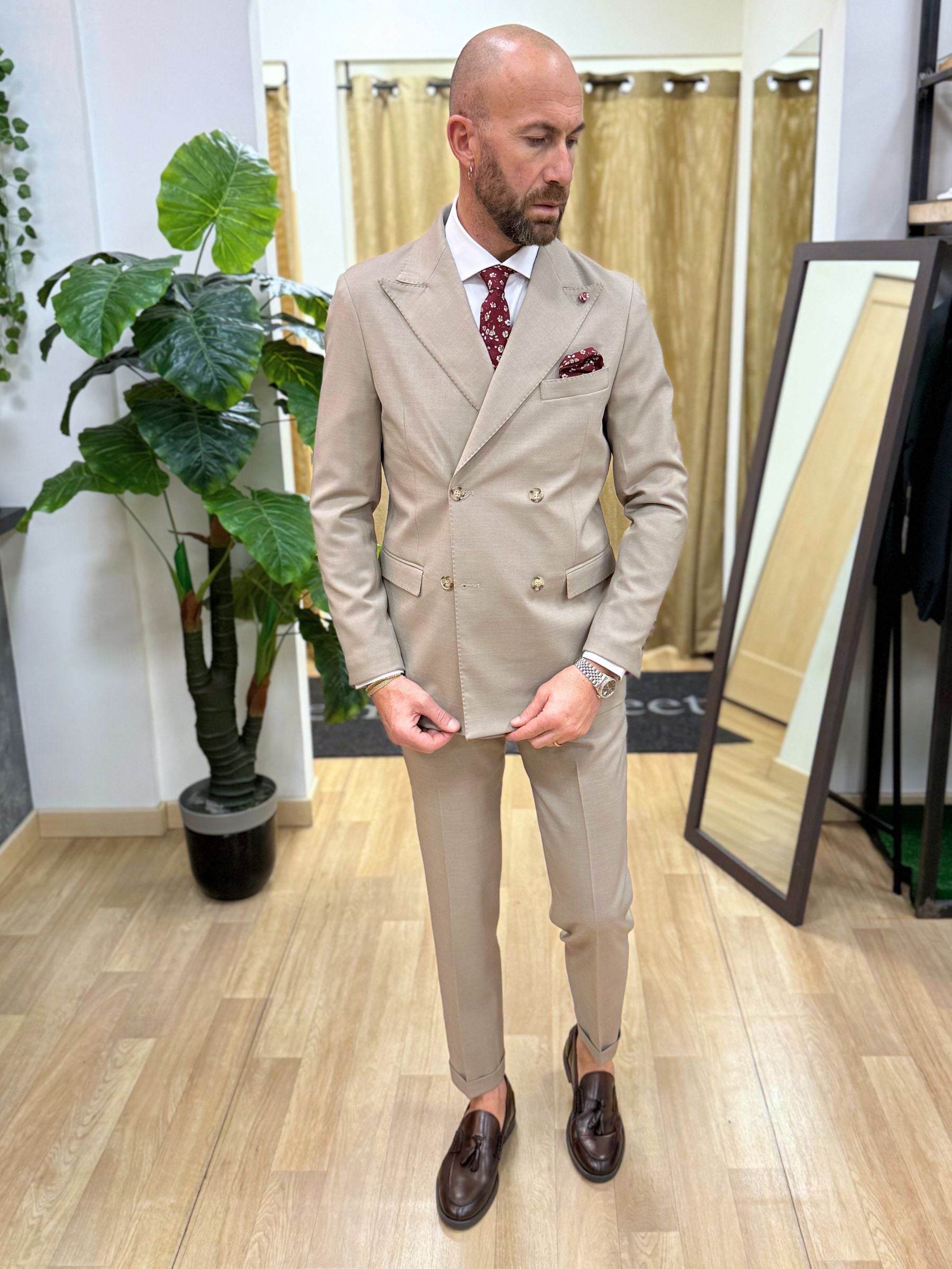 Abito DoppioPetto Vienna Fango