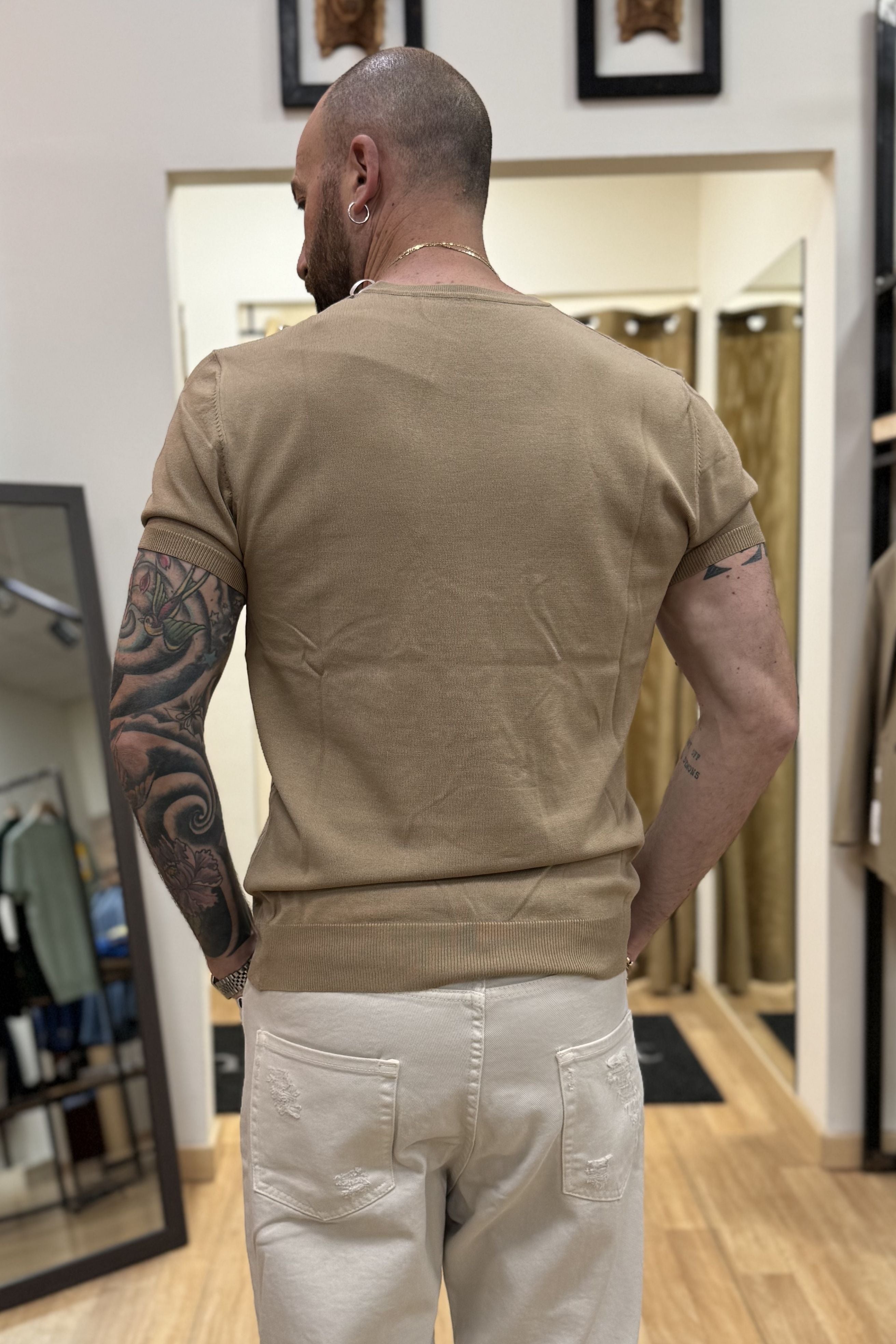 Maglioncino GiroGola  Cammello