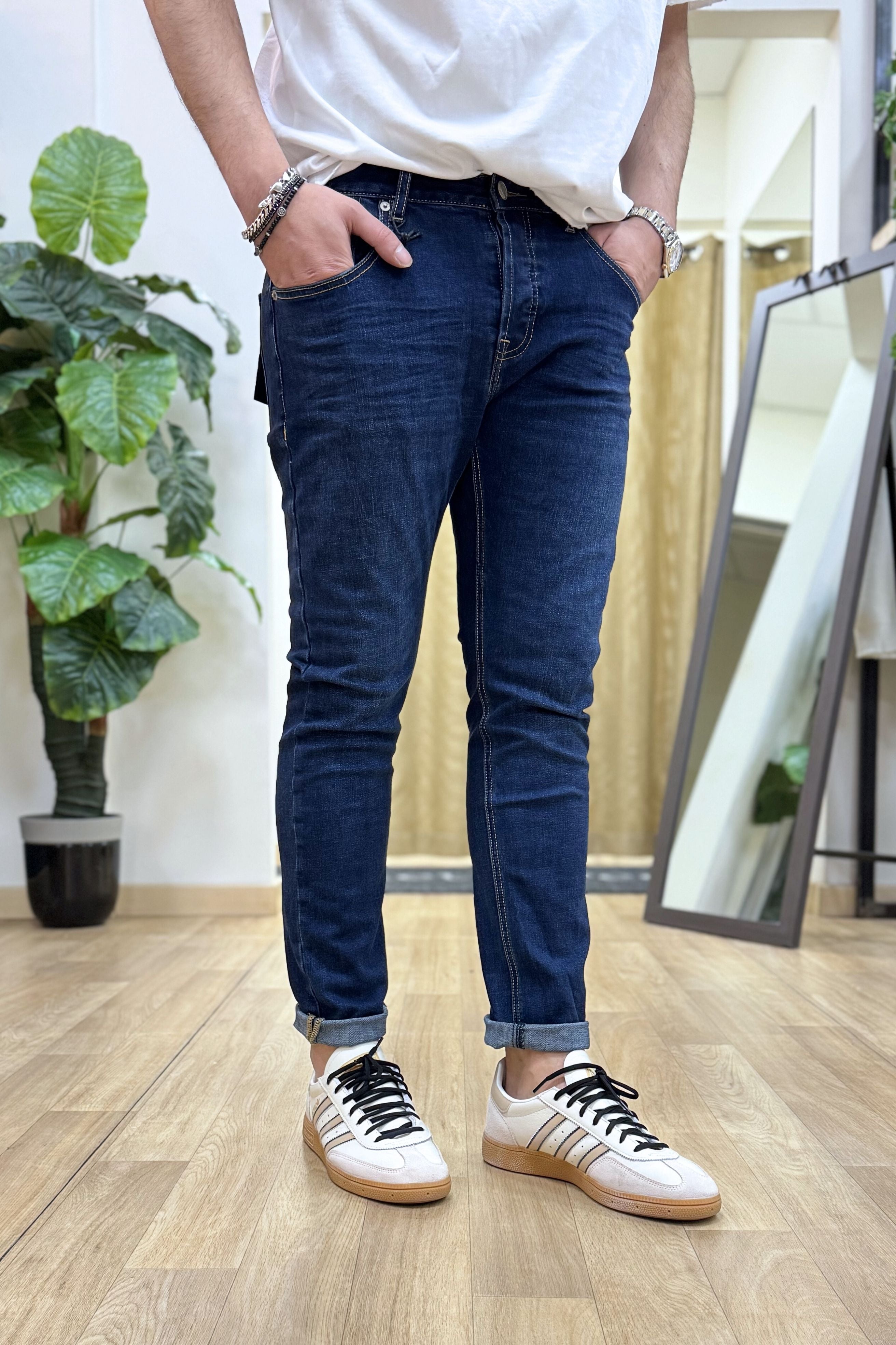 Jeans Slim-Fit DenimArt Liscio