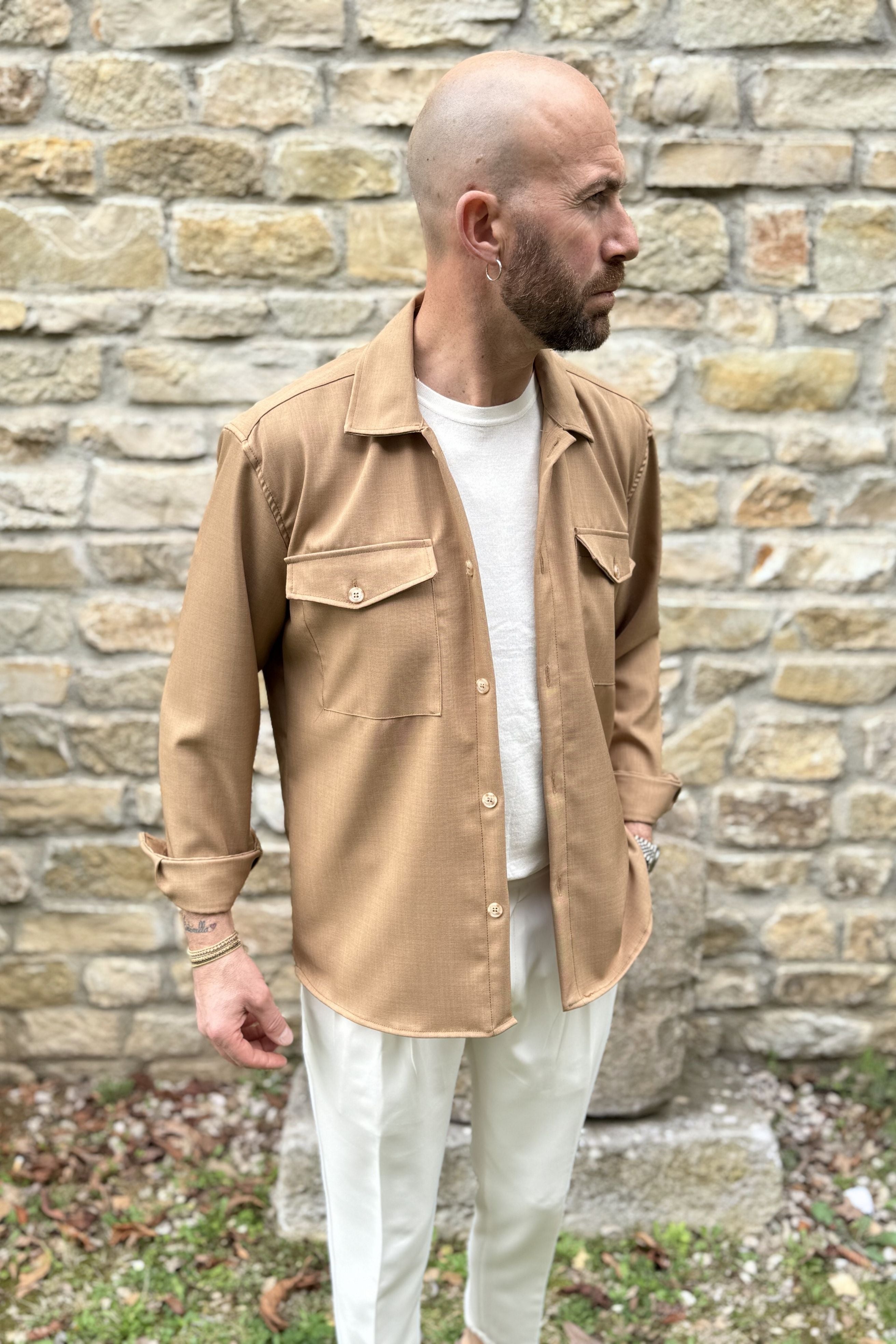 Camicione Milano Cammello
