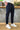 Pantalone in Velluto Milano Blu