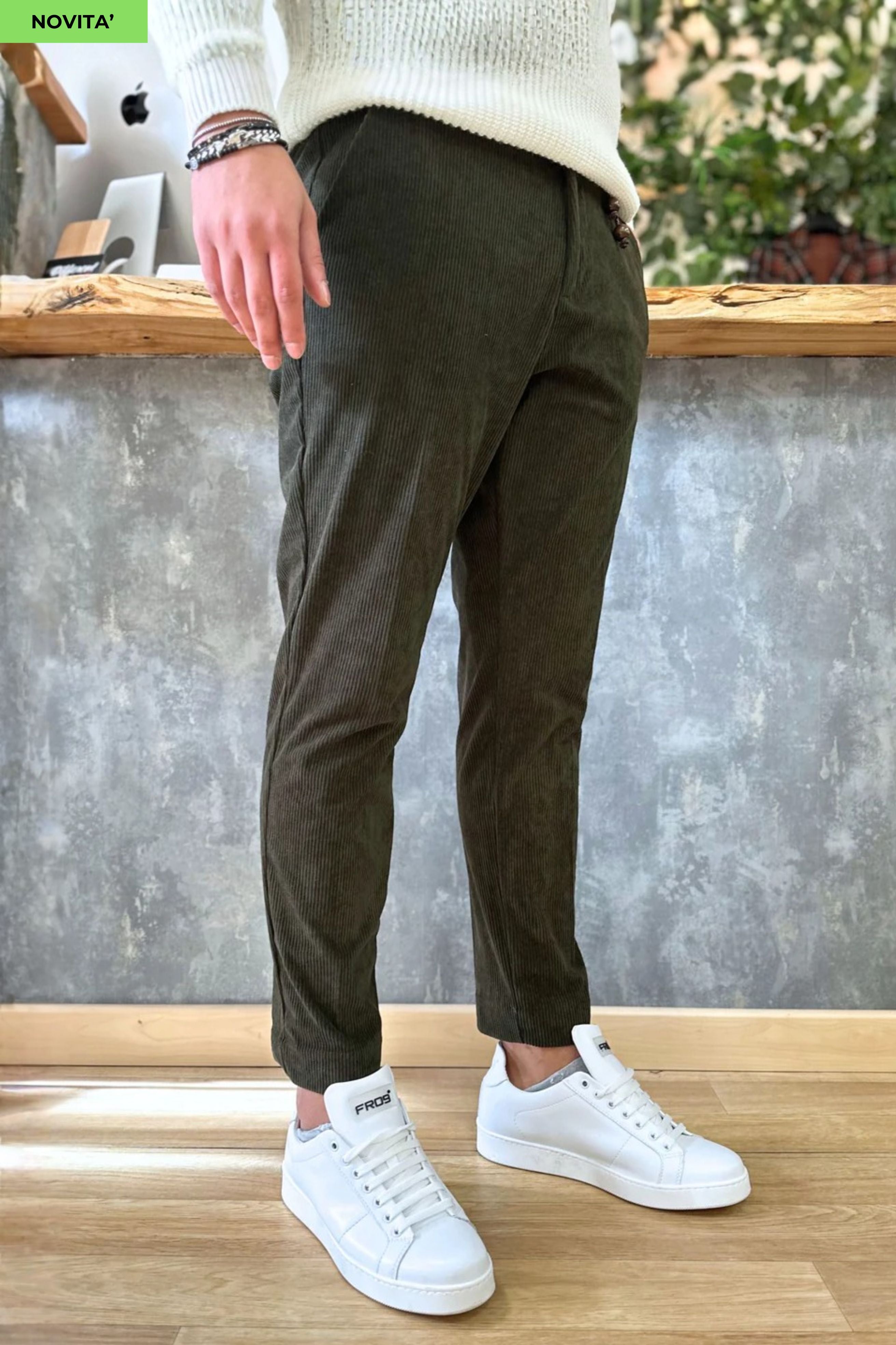 Pantalone in Velluto Milano Verdone