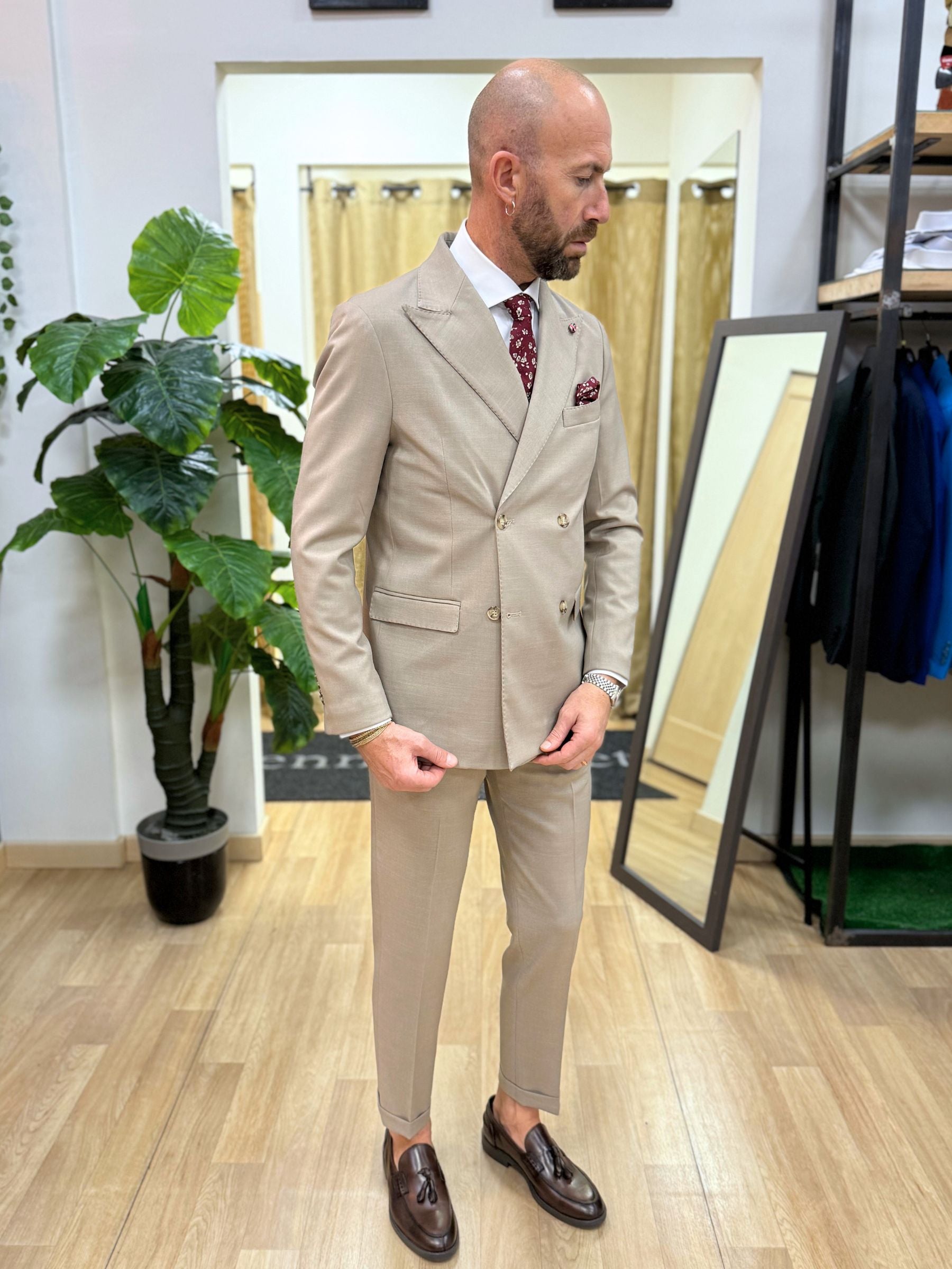 Abito DoppioPetto Vienna Fango