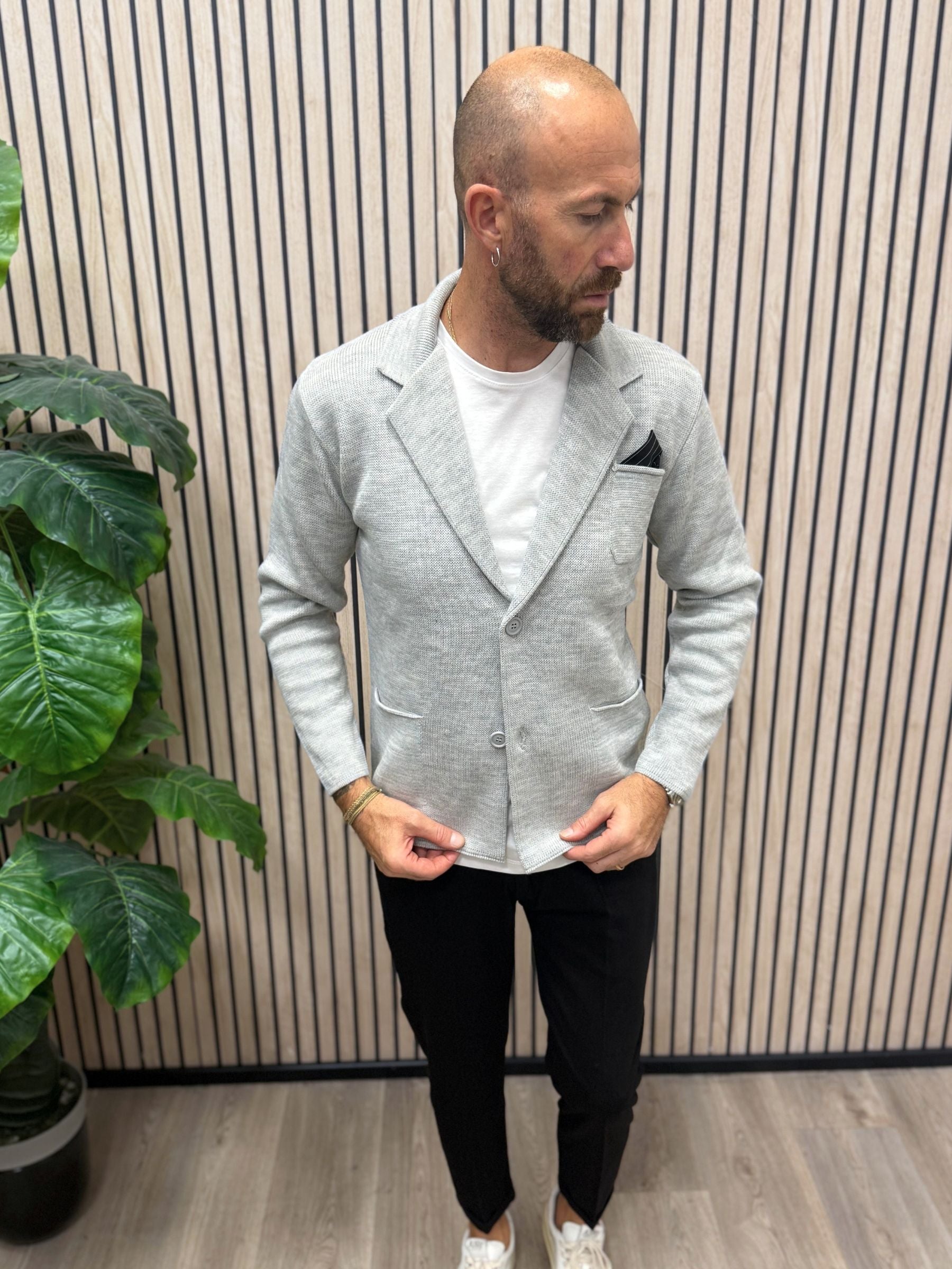 Cardigan/Giacca Grigio