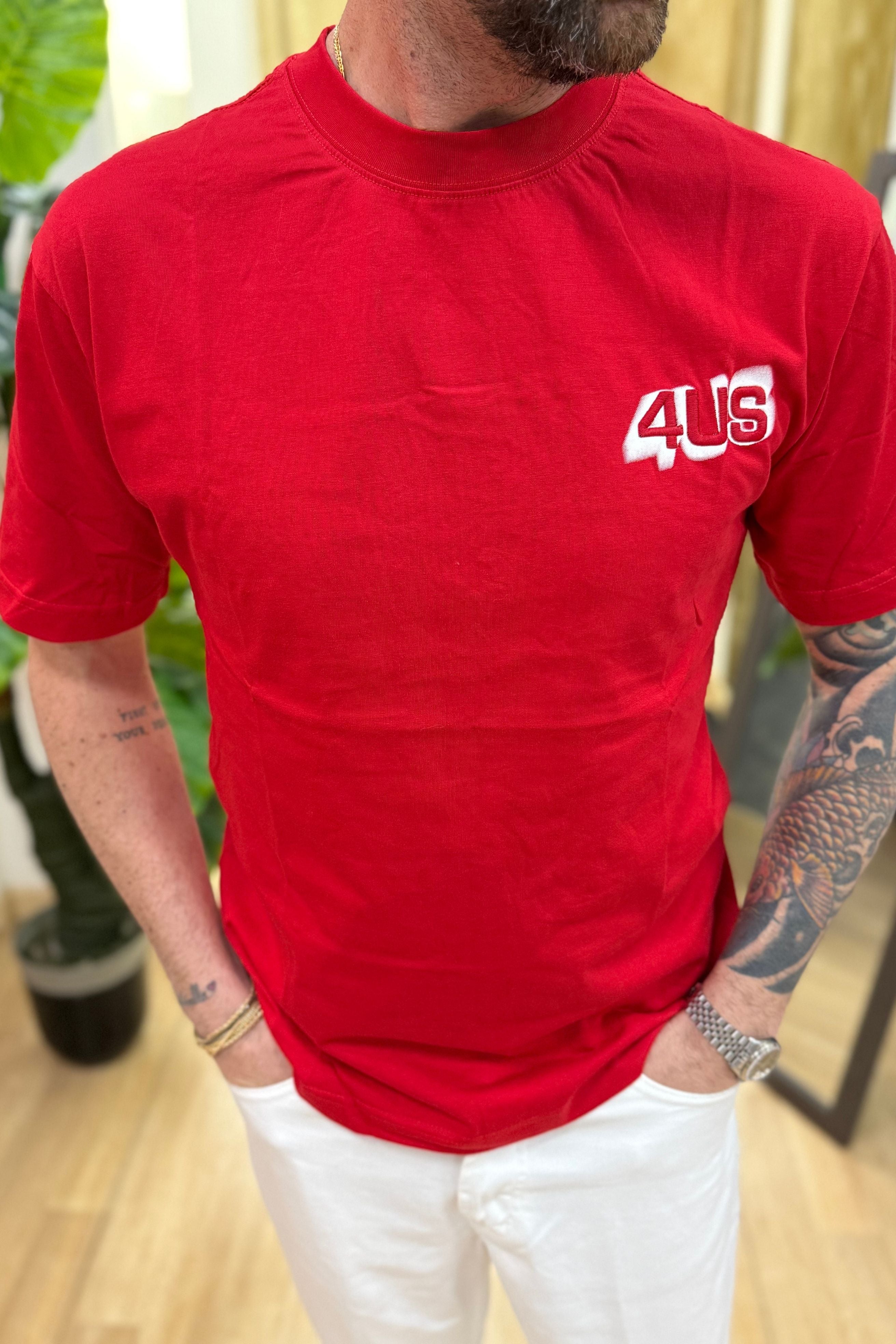 T-Shirt Basic 4US Rosso