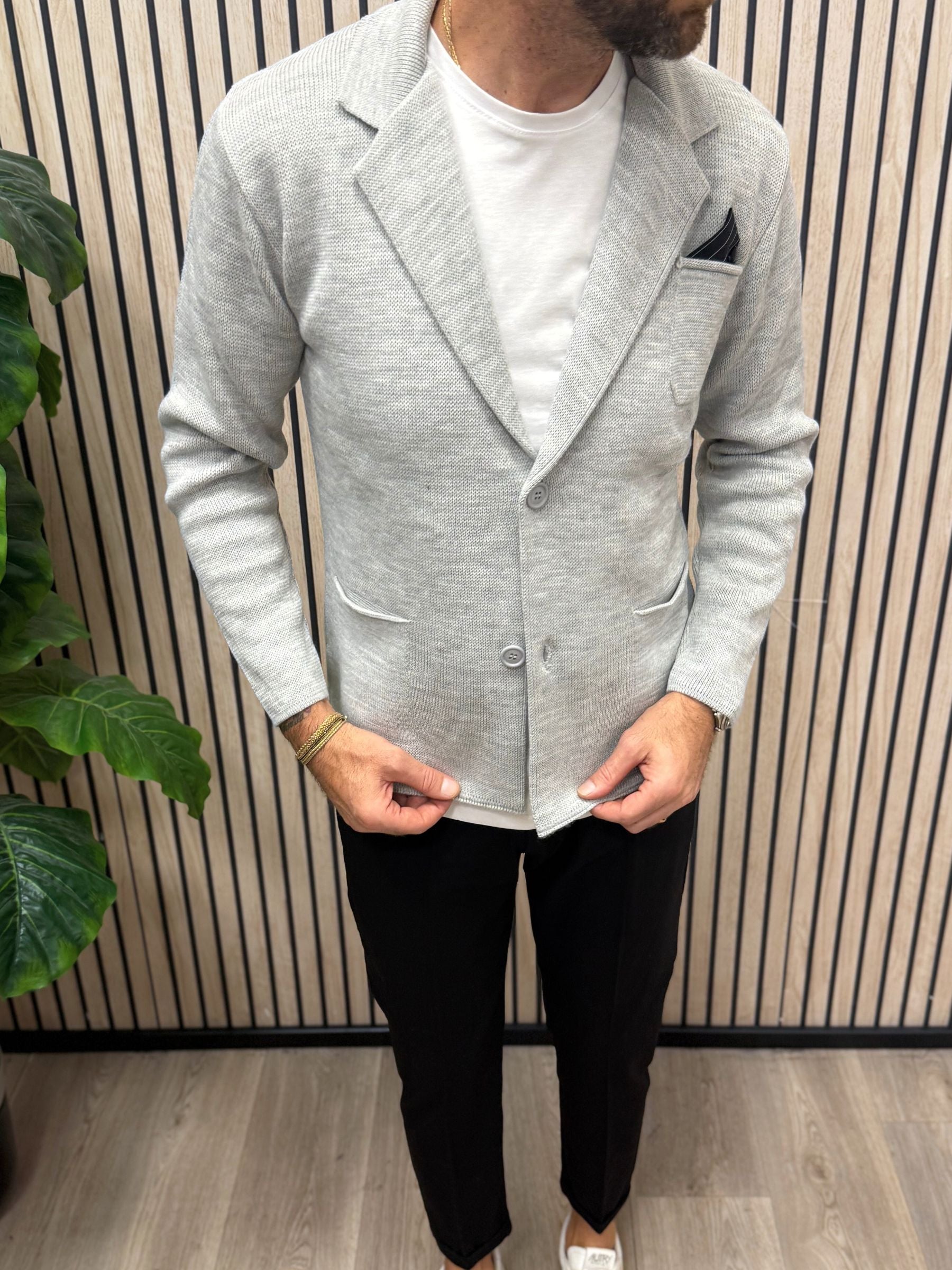 Cardigan/Giacca Grigio