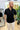 Polo In Filo Con Zip Nero