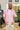 Camicia Mezza Manica Rigata Rosa