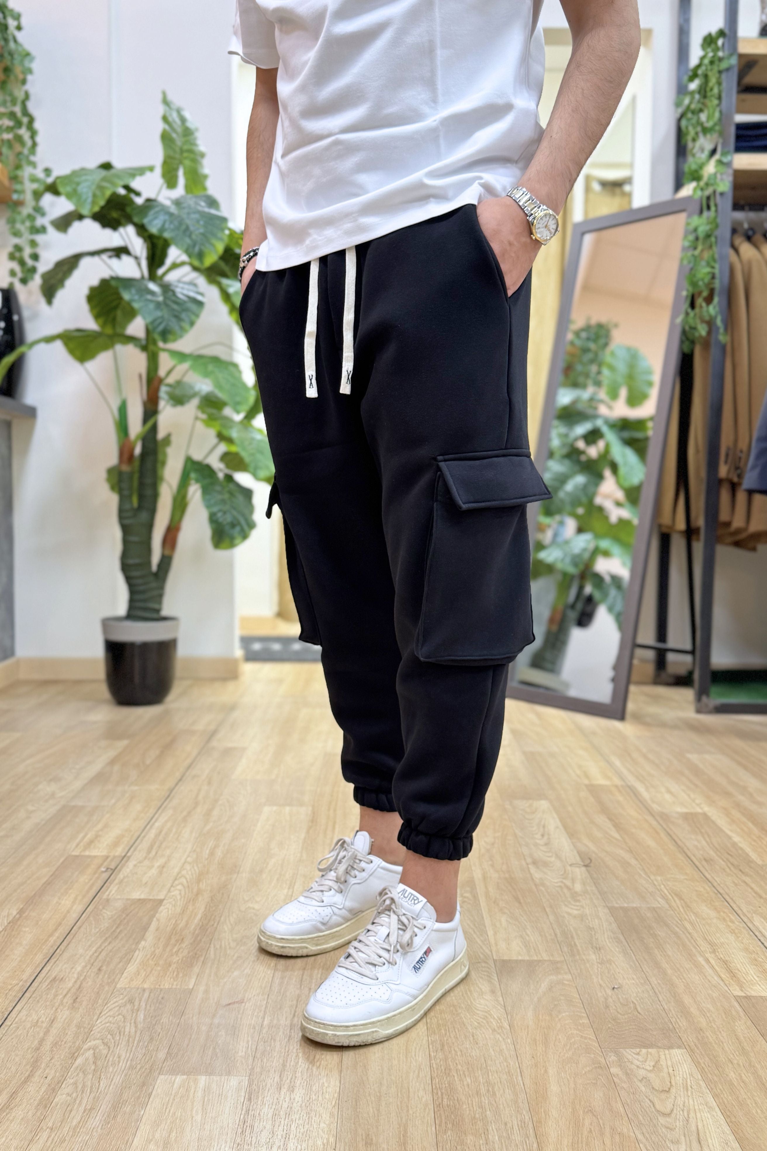 PantaCargo Tuta Nero