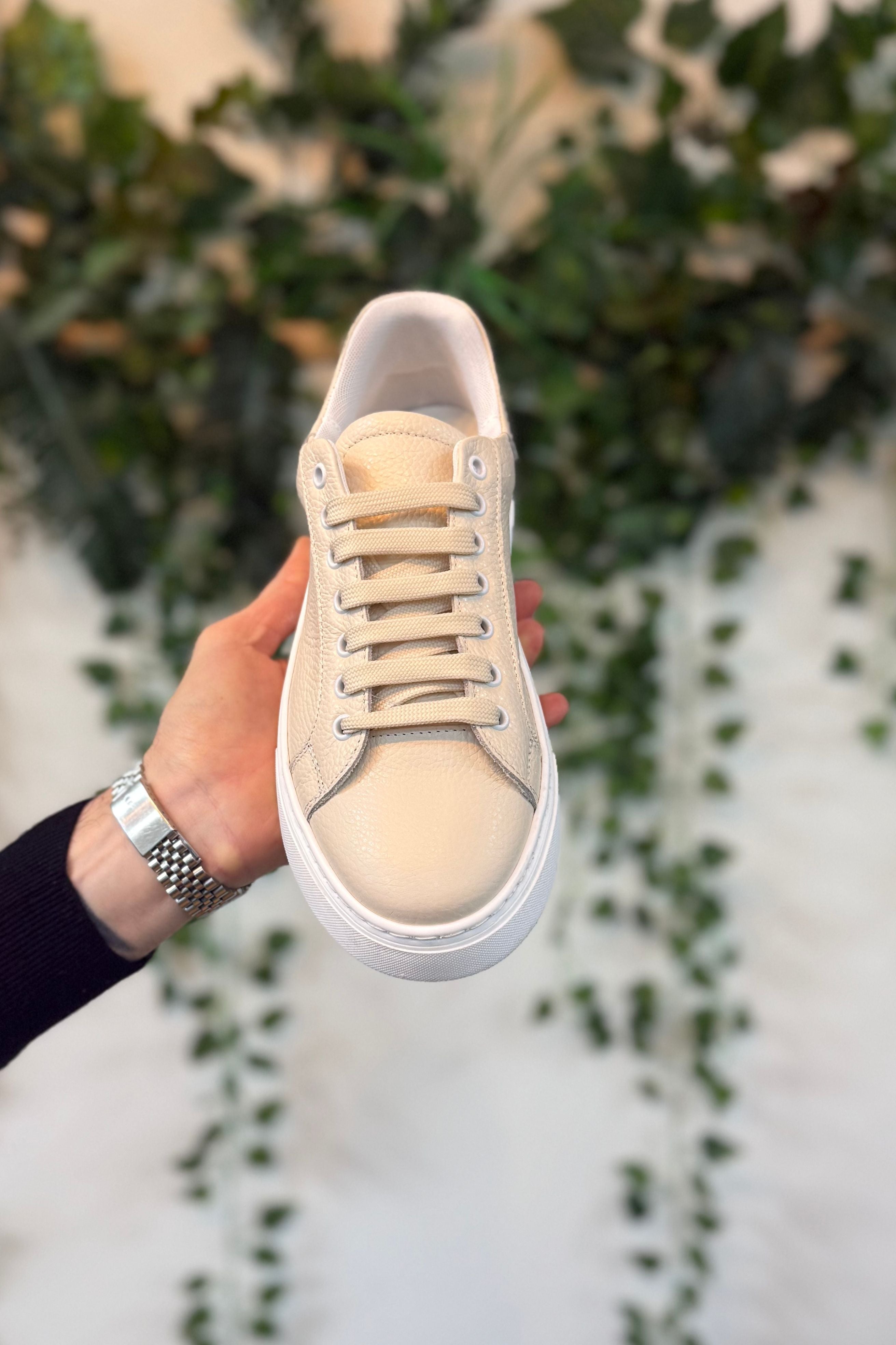 Sneakers Martellata Beige