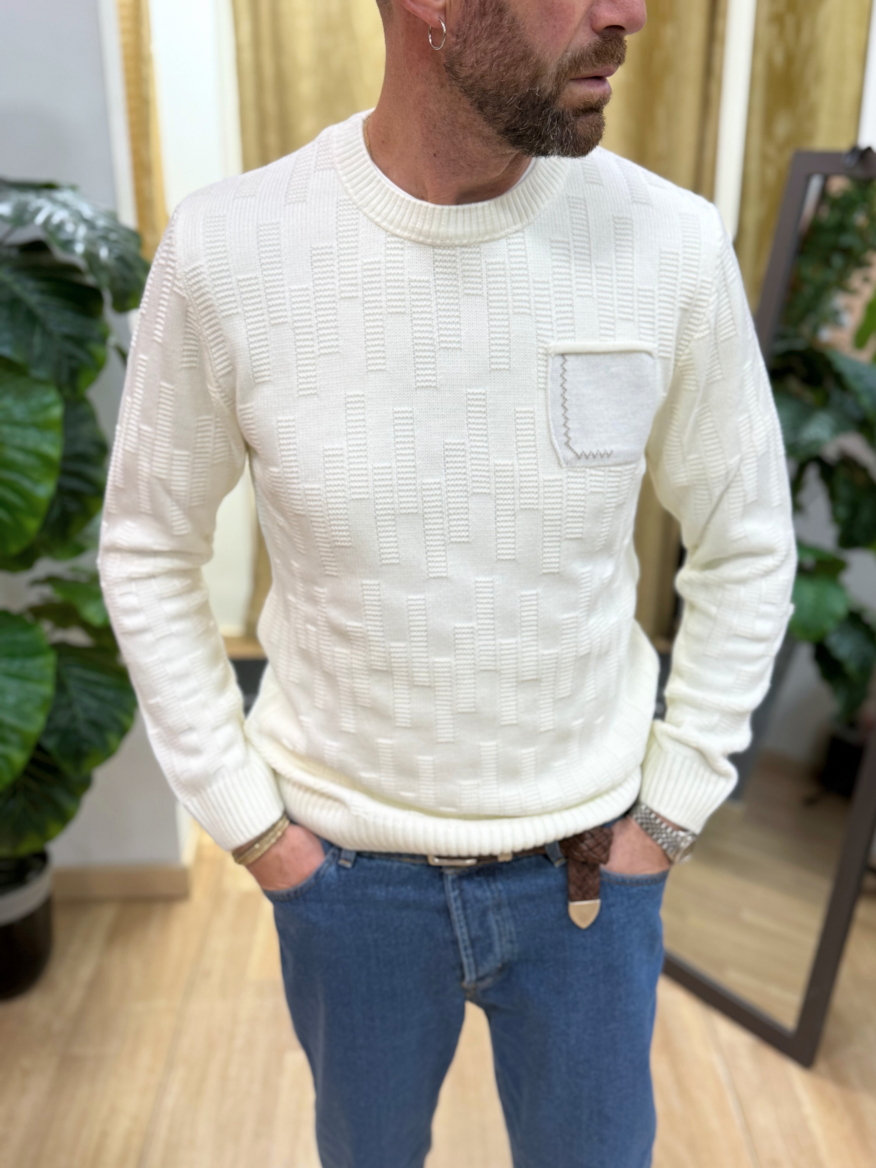 Maglioncino Con Taschino Freddy Panna