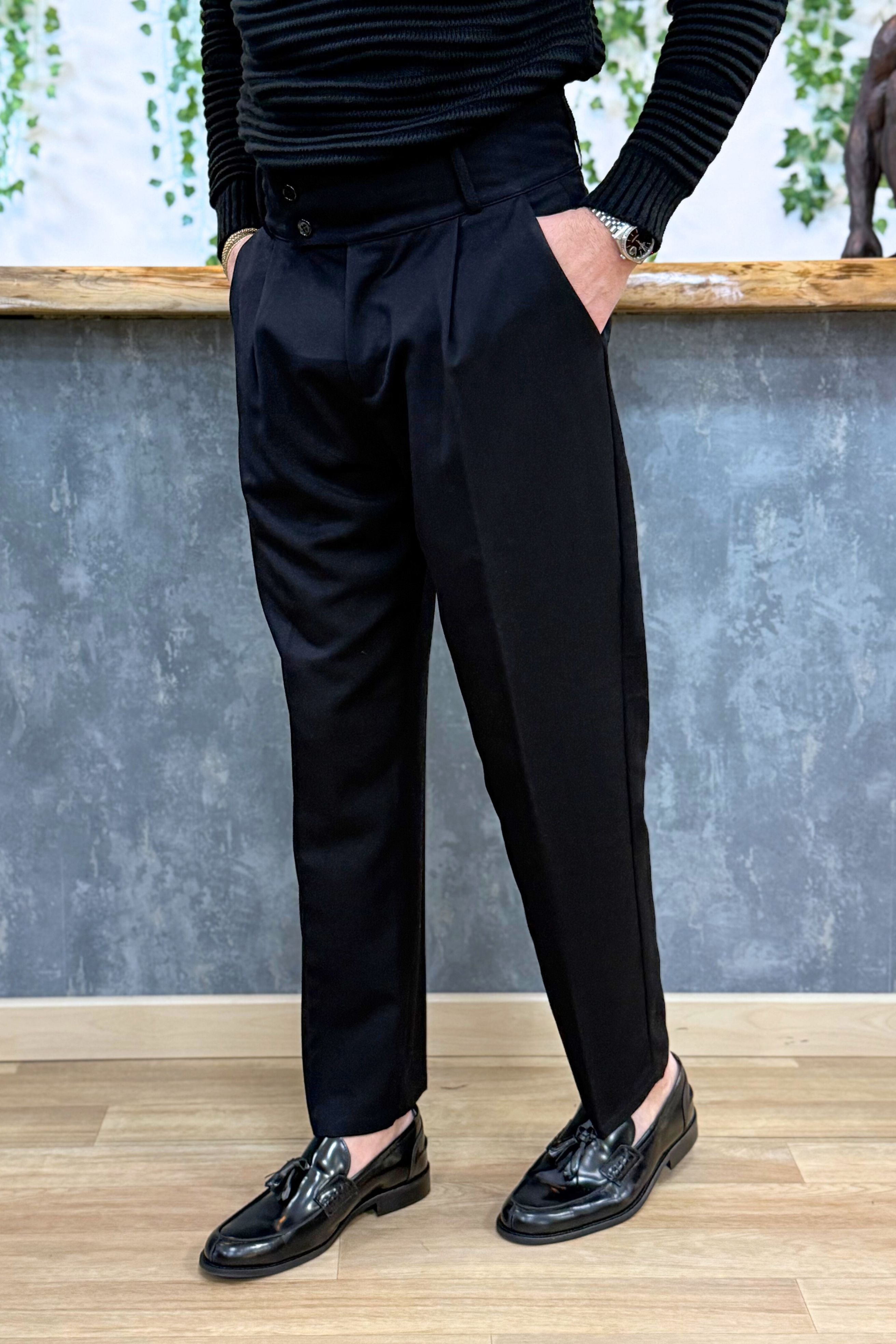 Pantalone Paris Fascia Alta Nero