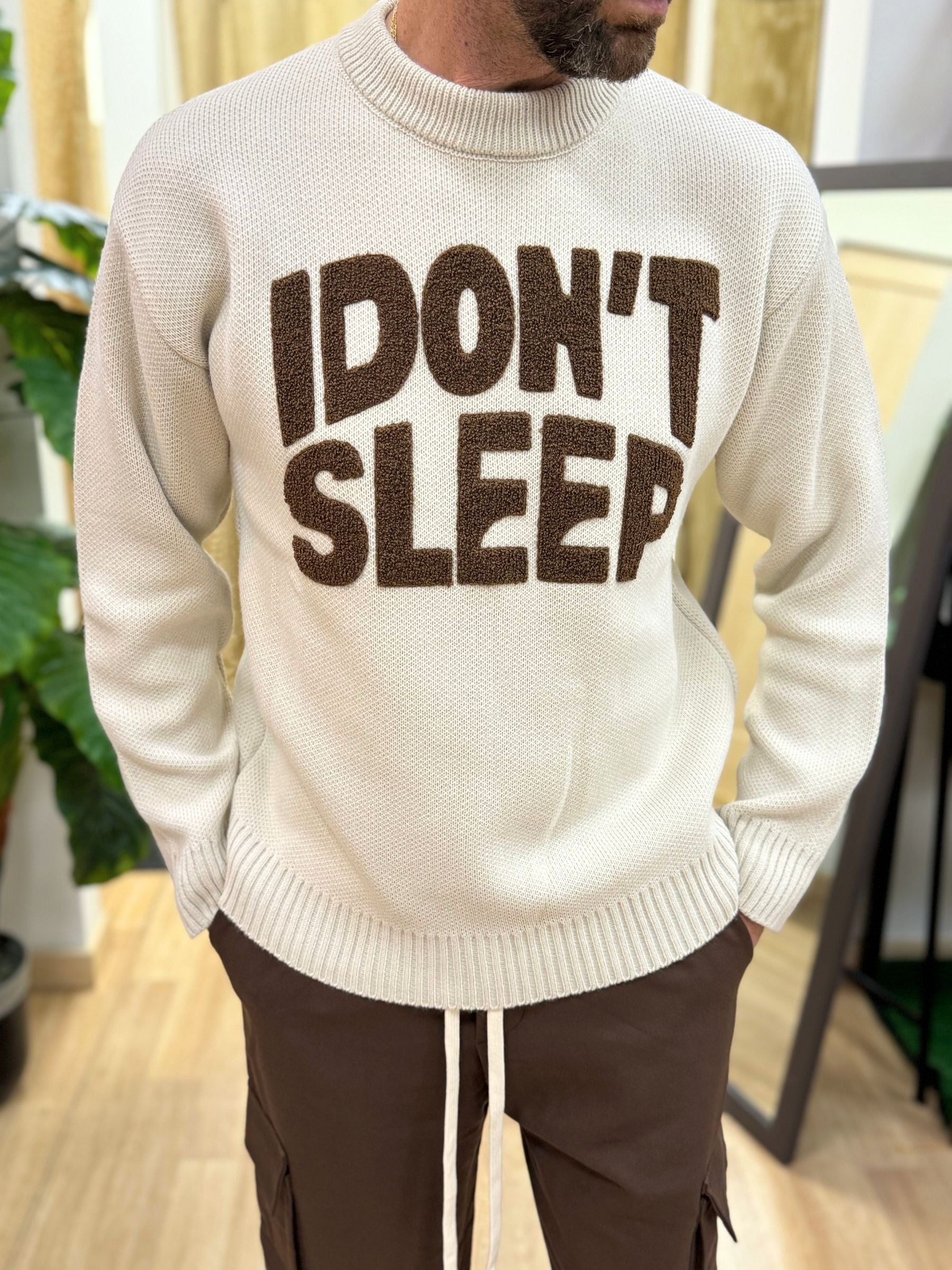 Maglioncino Girogola Sleep Beige