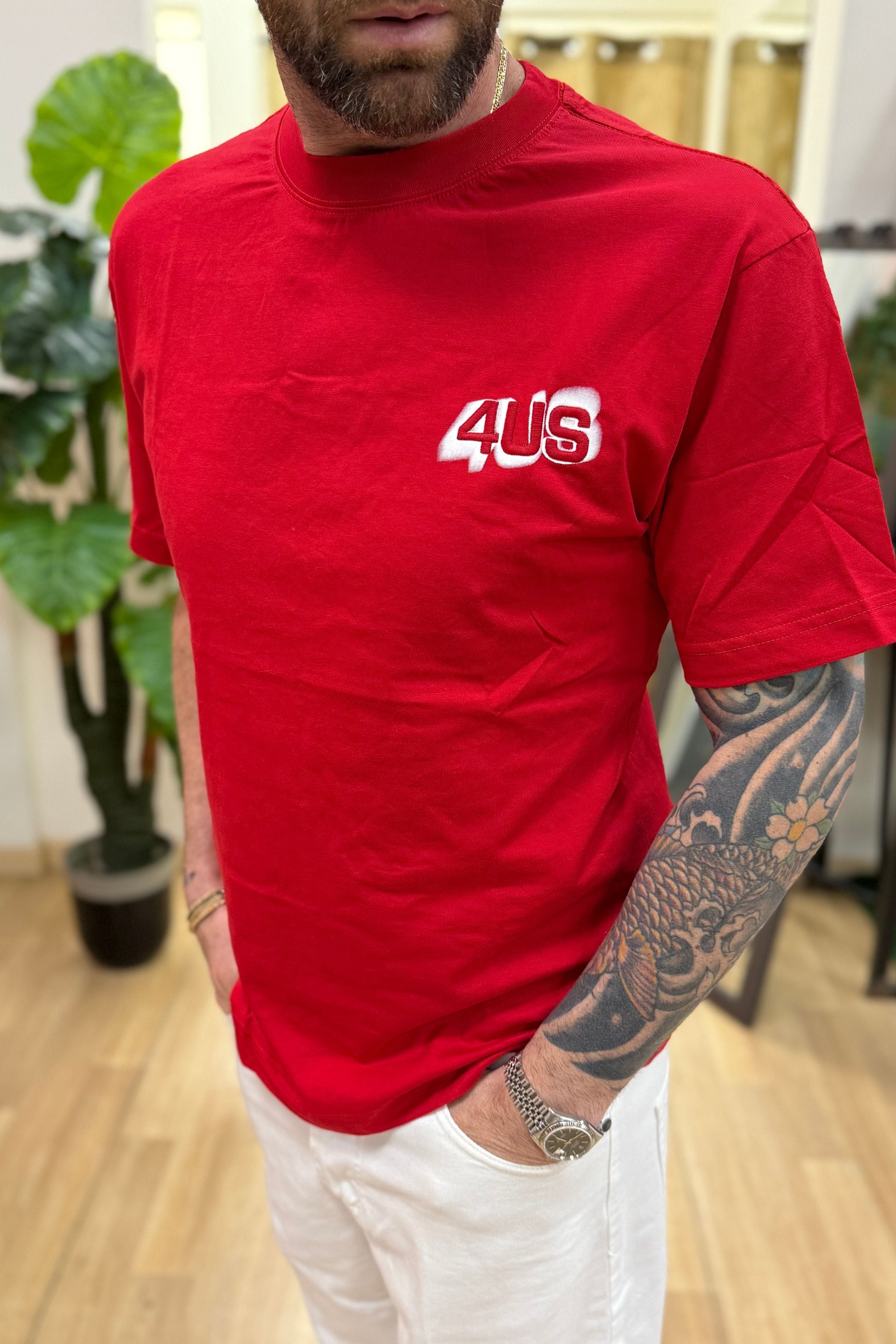 T-Shirt Basic 4US Rosso