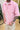 Camicia Mezza Manica Rigata Rosa
