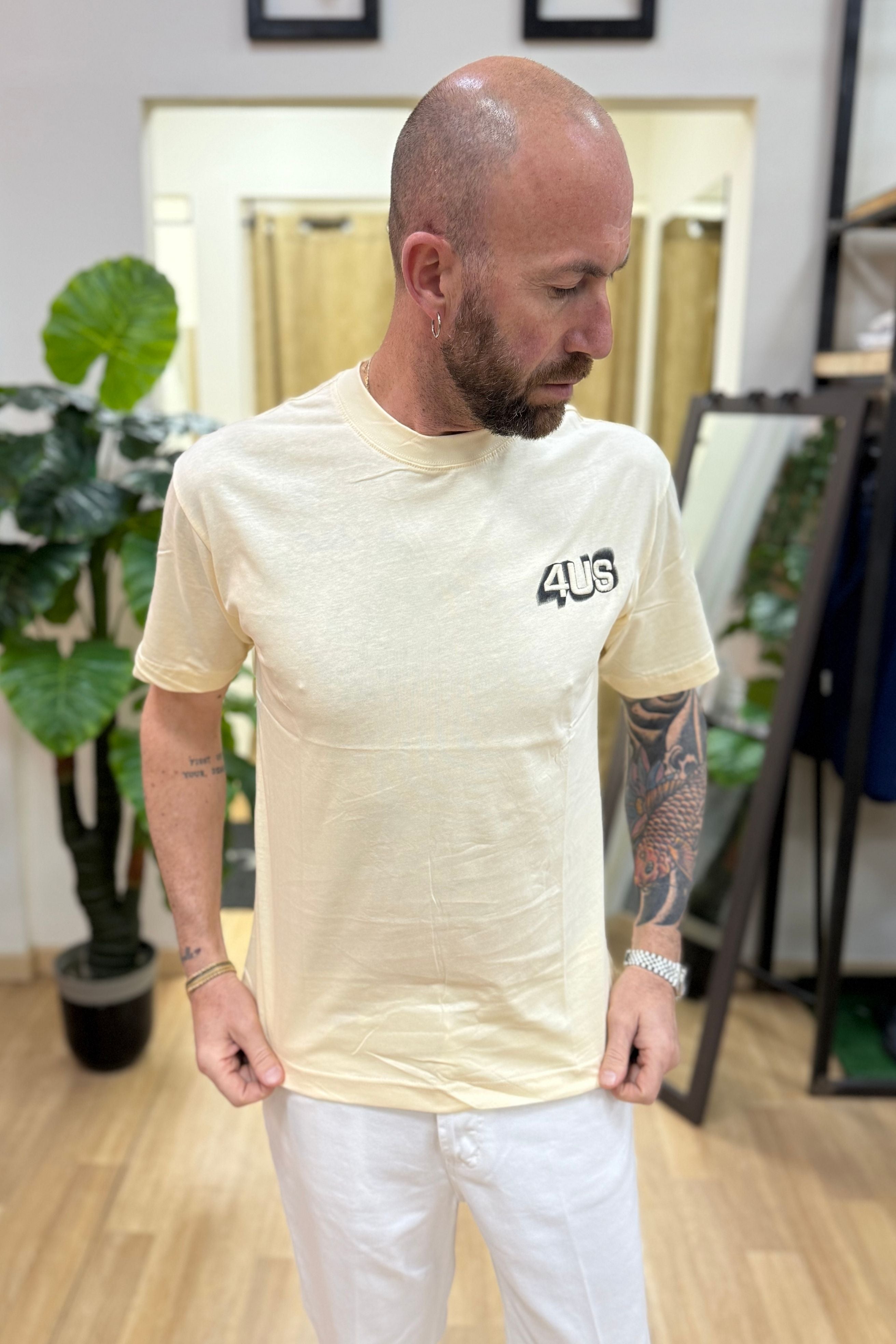 T-Shirt Basic 4US Beige