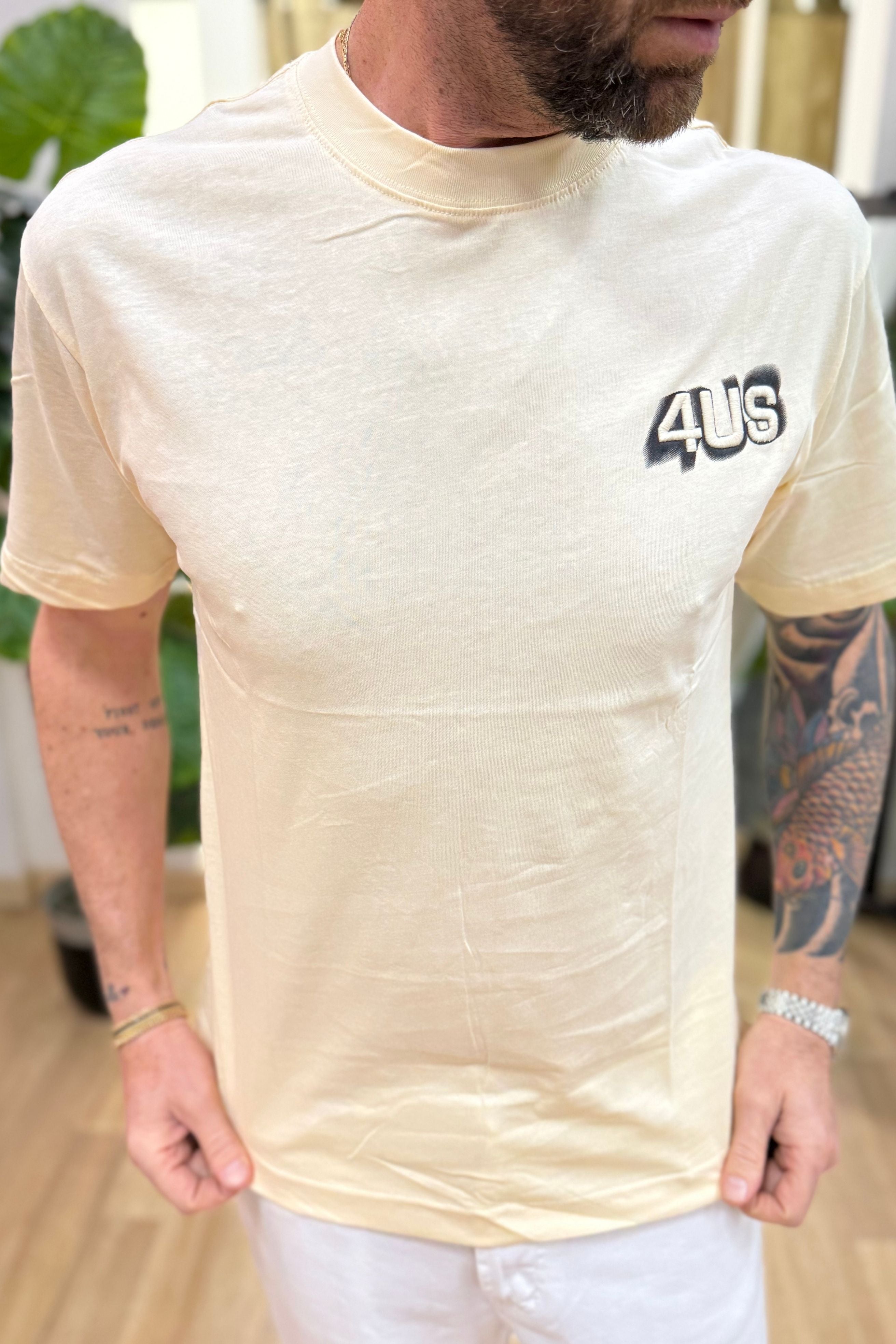 T-Shirt Basic 4US Beige