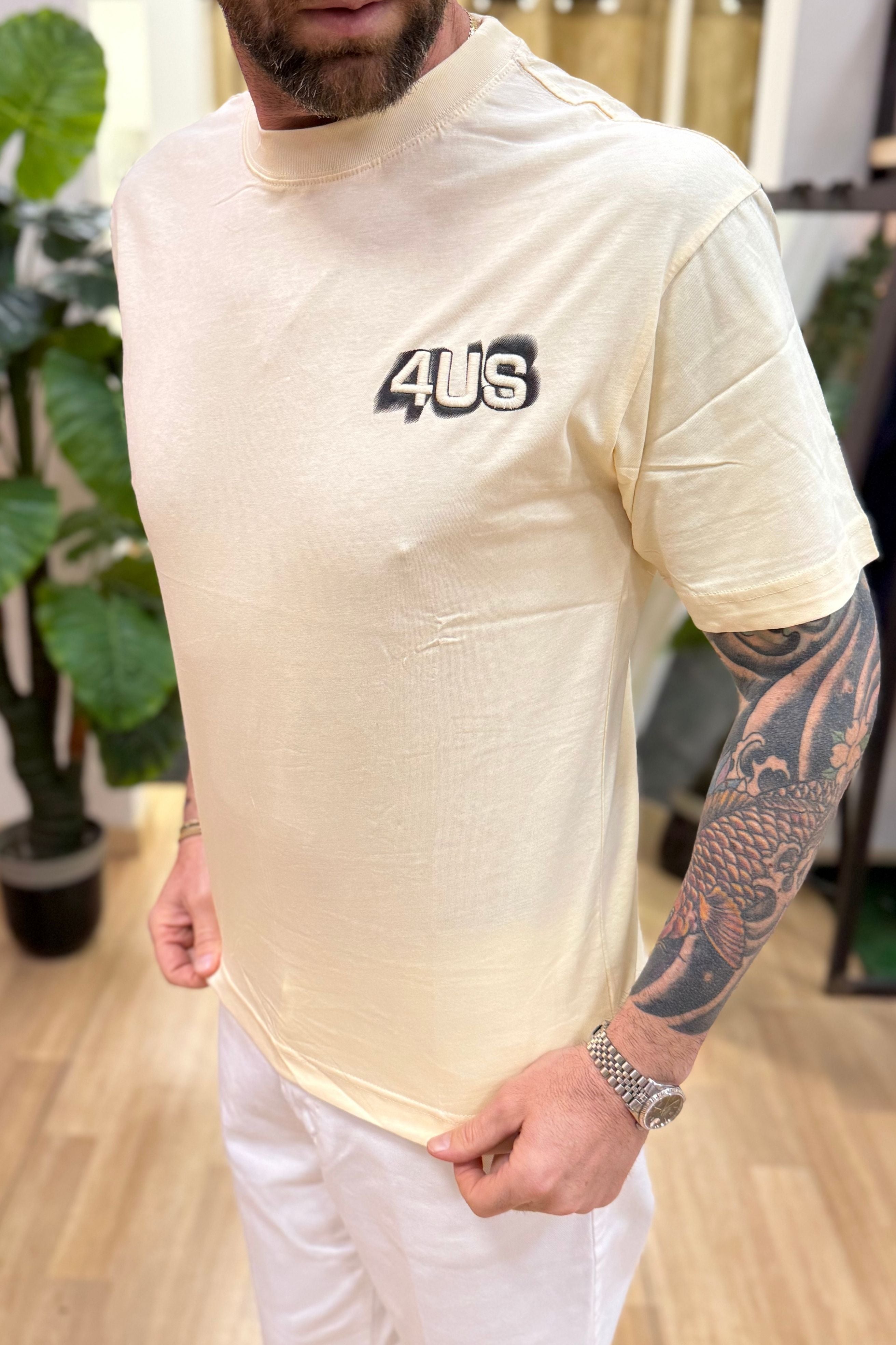 T-Shirt Basic 4US Beige