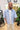 Camicia Mezza Manica Rigata Blu