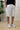 PantaBermuda Jeans Bianco
