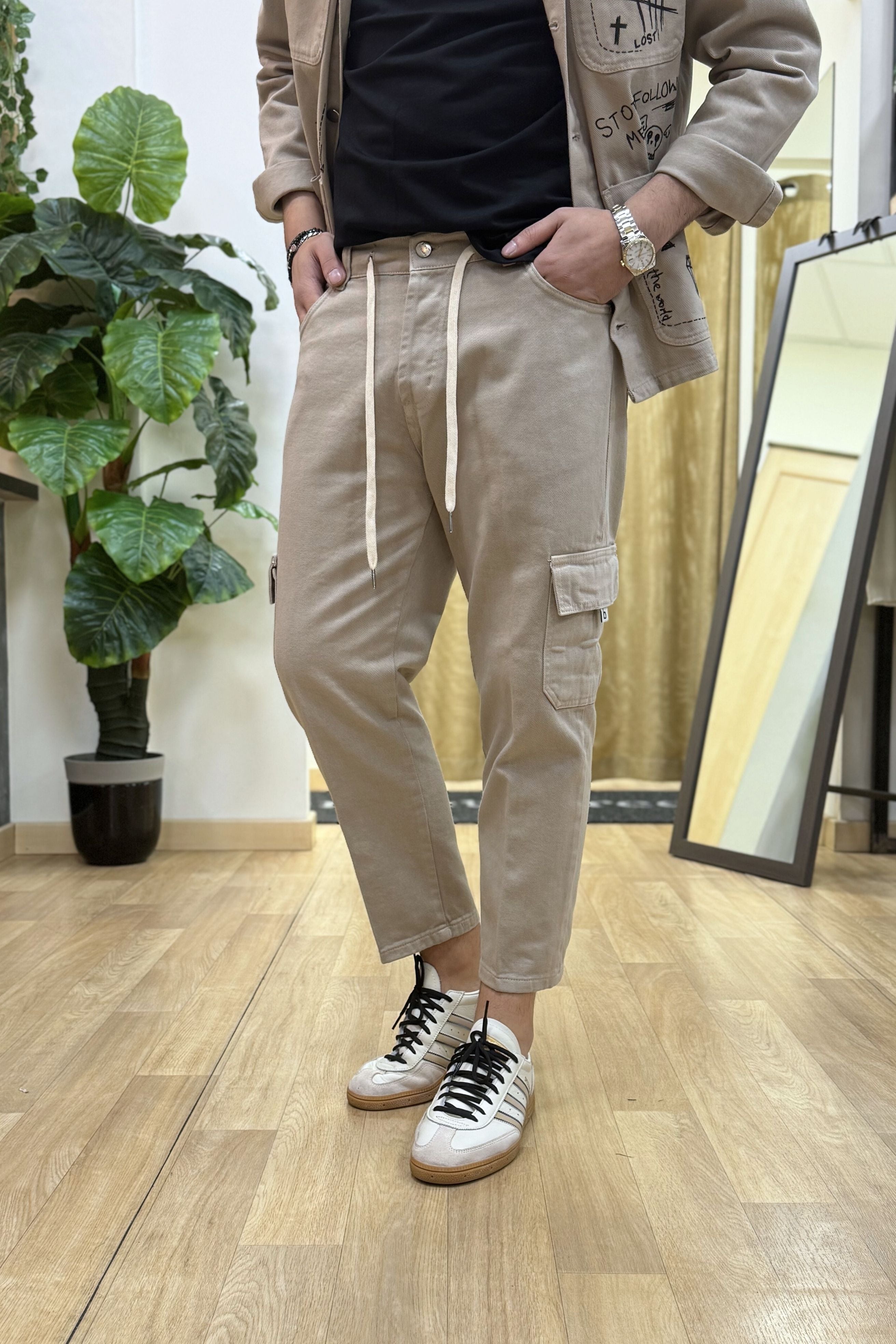 PantaJeans Cargo Different Beige
