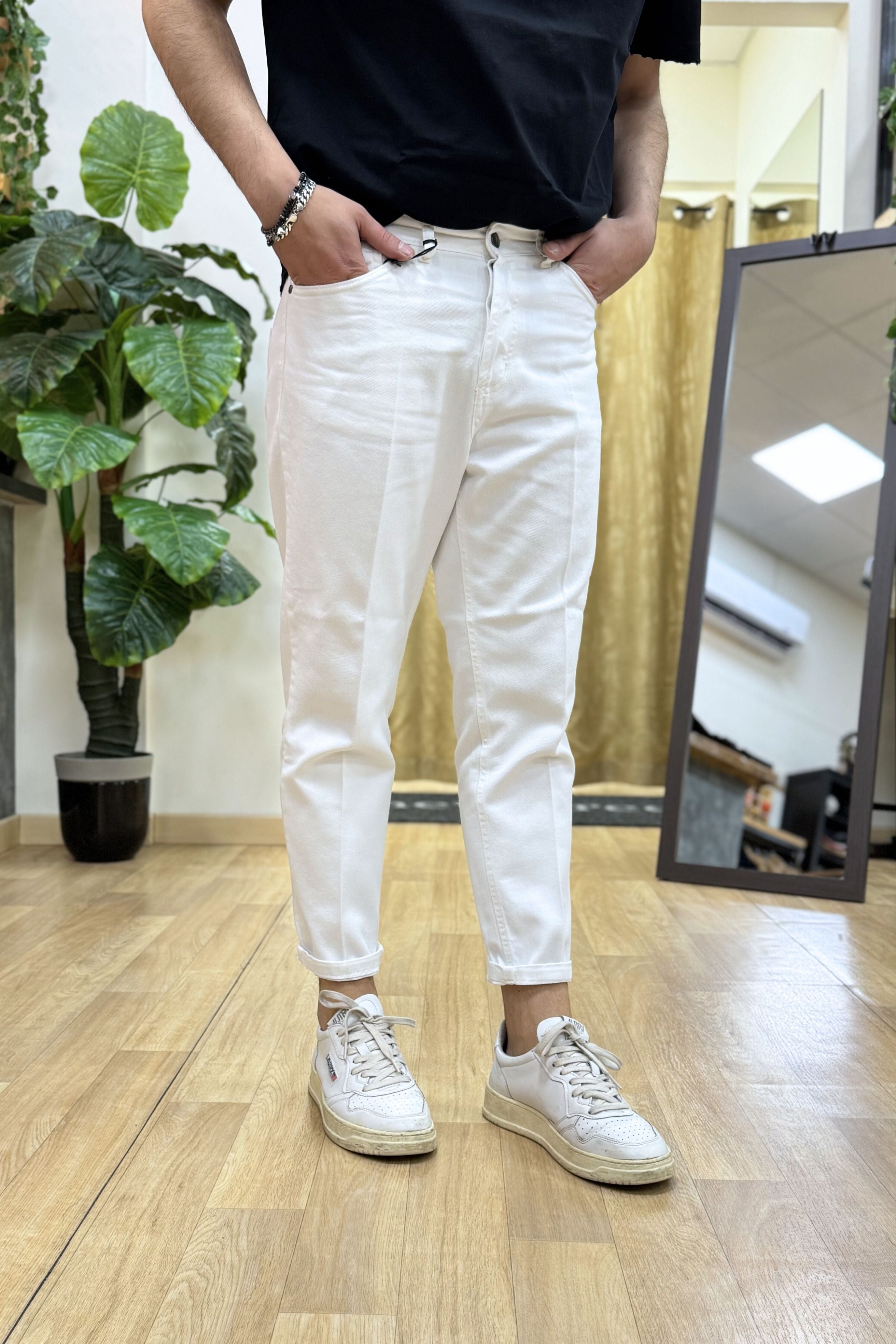 Jeans Cr Bianco