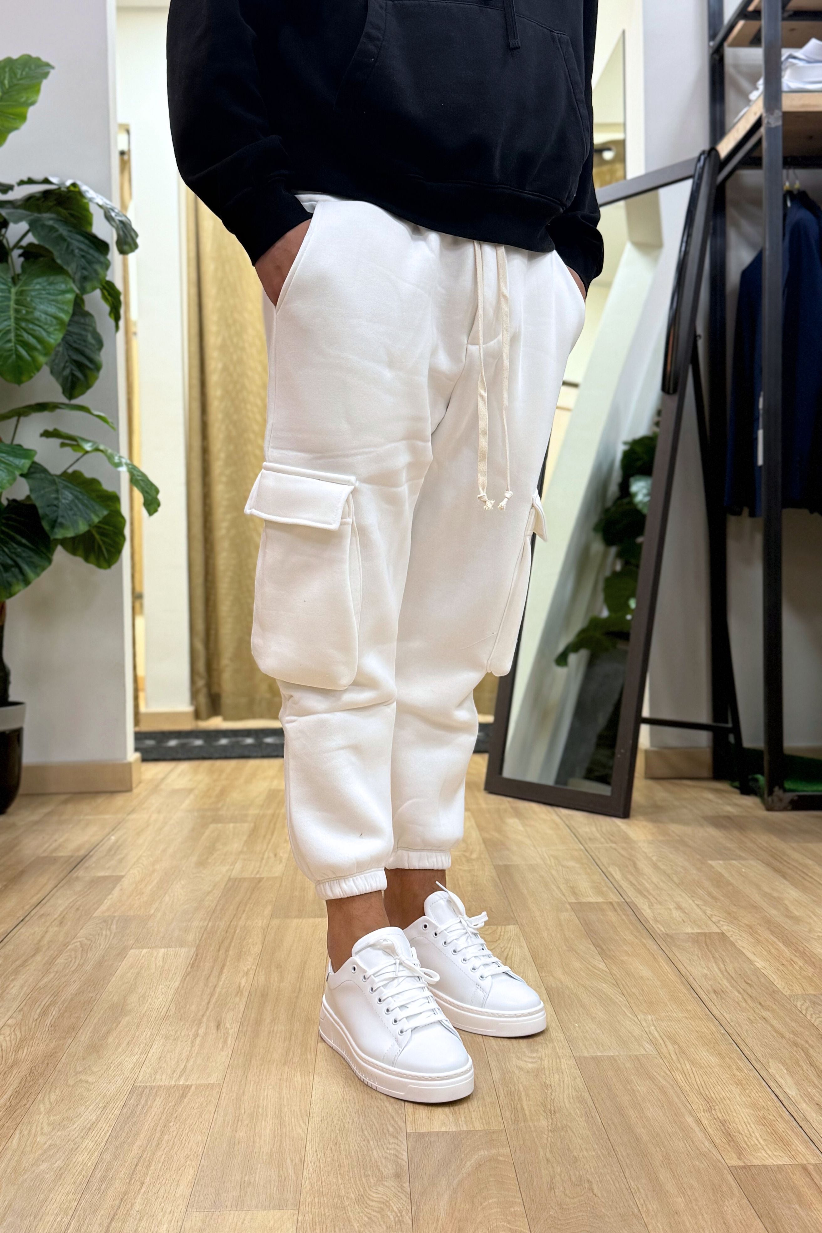 PantaCargo Tuta bianco