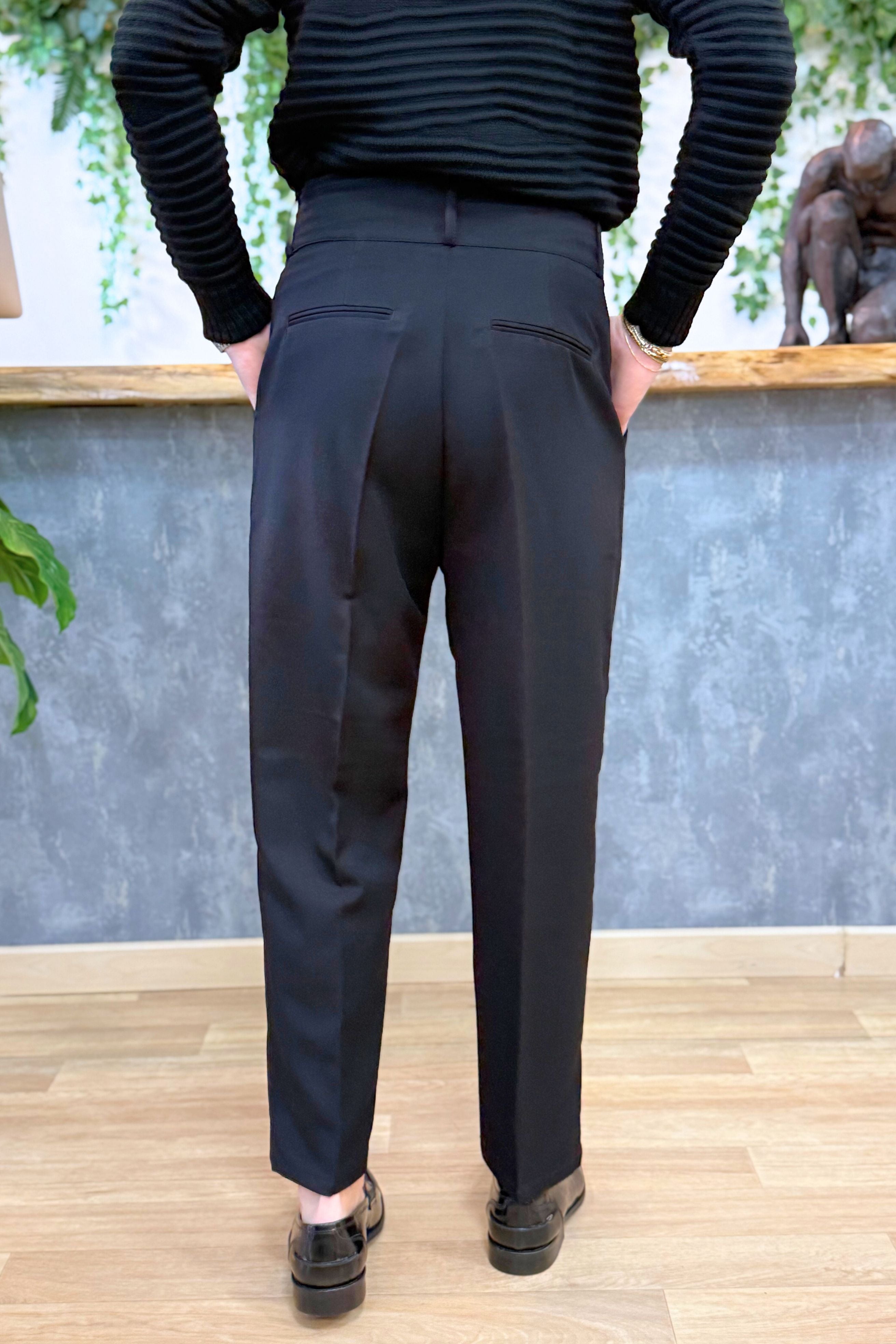 Pantalone Paris Fascia Alta Nero
